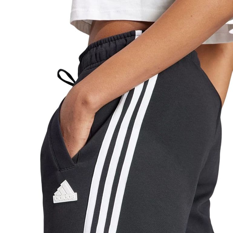 Штаны Adidas Вязаные Тренировочные Брюки Женские Черные - изображение 6