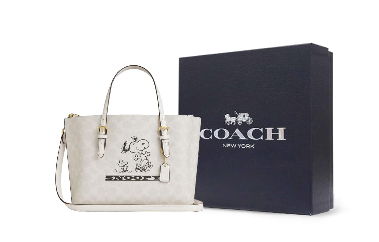 Сумка COACH Mollie 25 Tote Peanuts Snoopy - изображение 6
