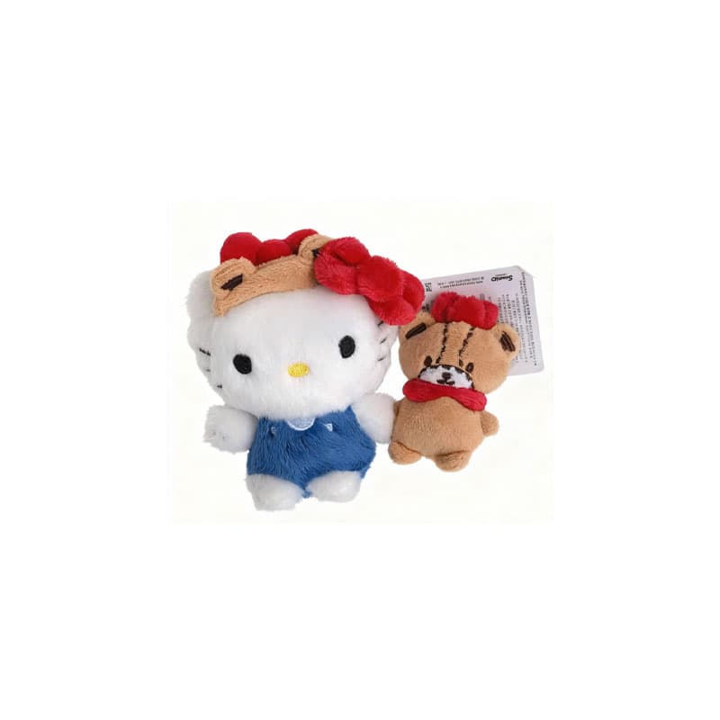 Sanrio Корейский стиль Ручная держащая кукла коллекция мягких брелоков-игрушек маленький размер - изображение 1
