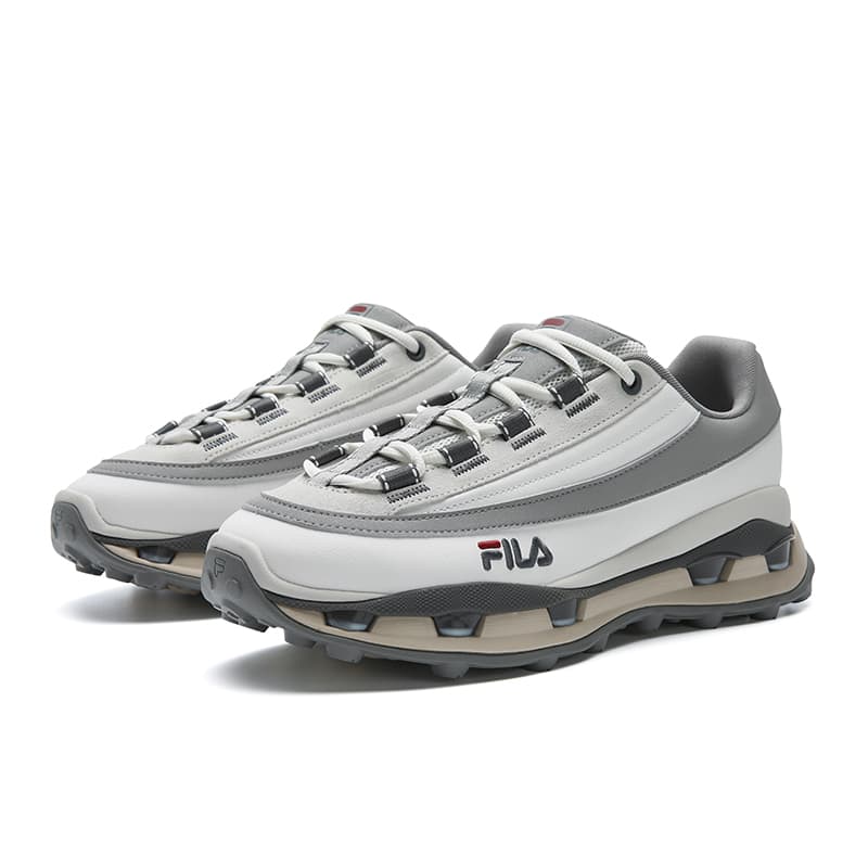 Кроссовки FILA KM 2S Low Топ Повседневная обувь Мужская Белая Серая - изображение 3