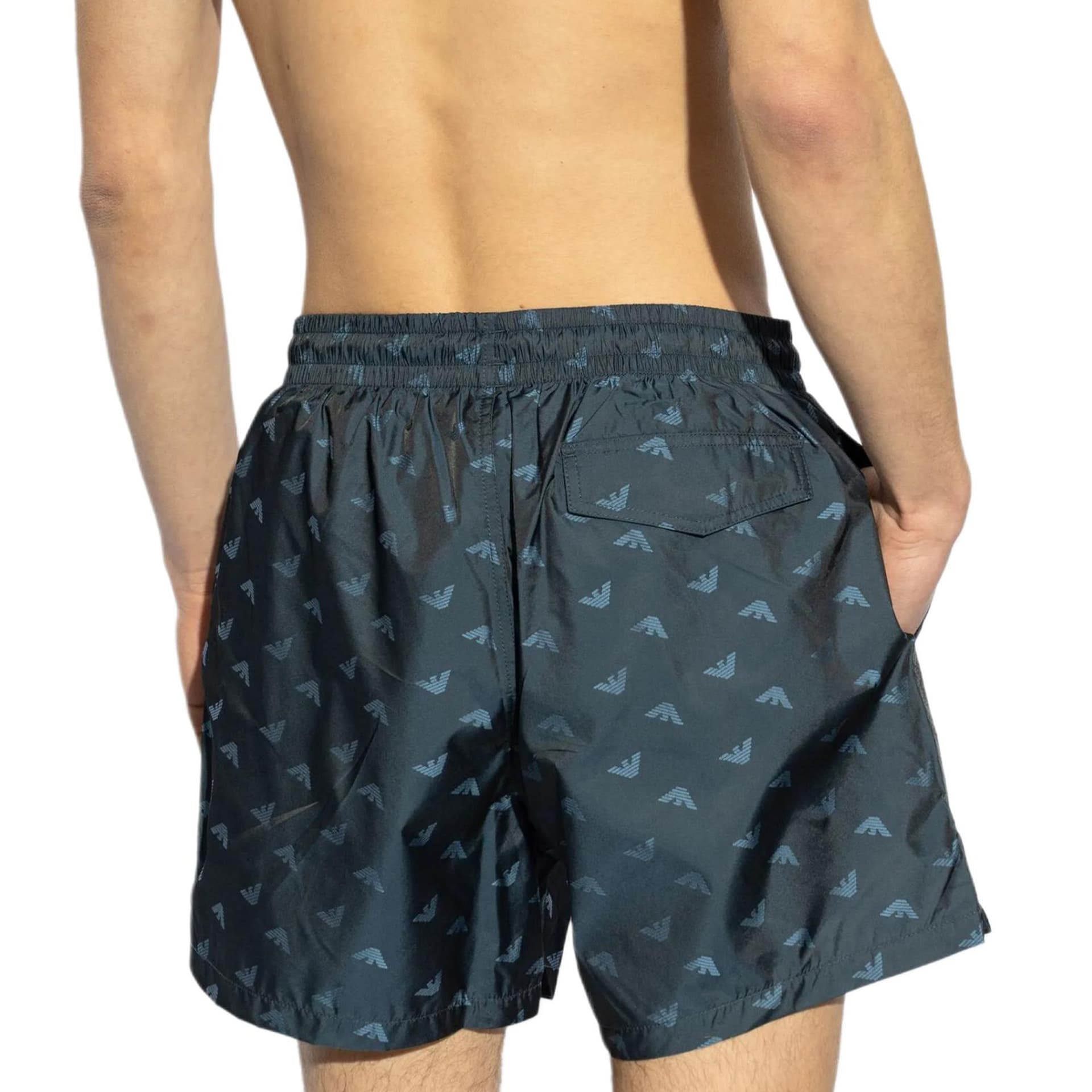 EMPORIO ARMANI SS25 Пляжные шорты Мужские - изображение 3