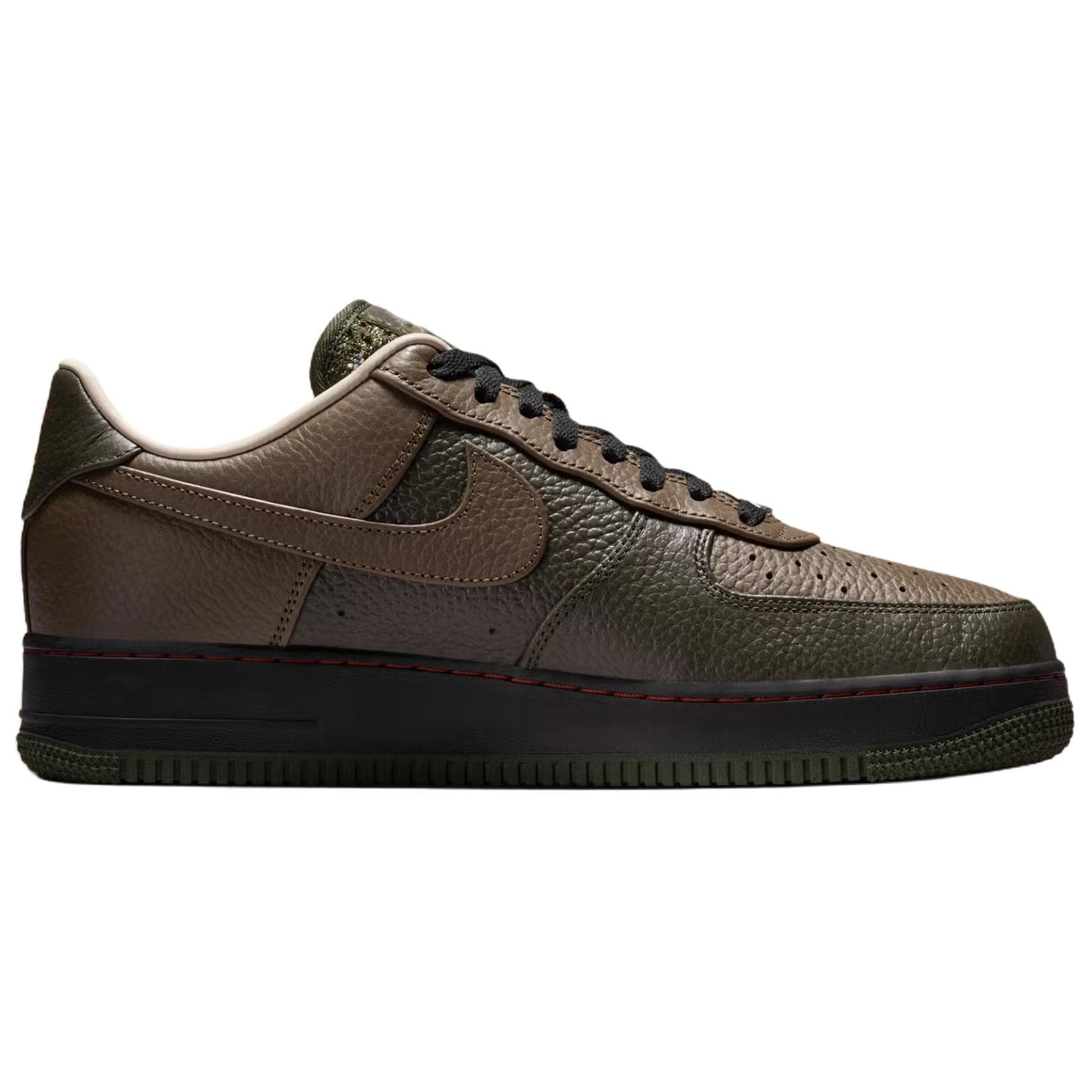 Кроссовки Nike Air Force 1 Амортизация Скейтборд Обувь Мужской Коричнево-зеленый - изображение 2
