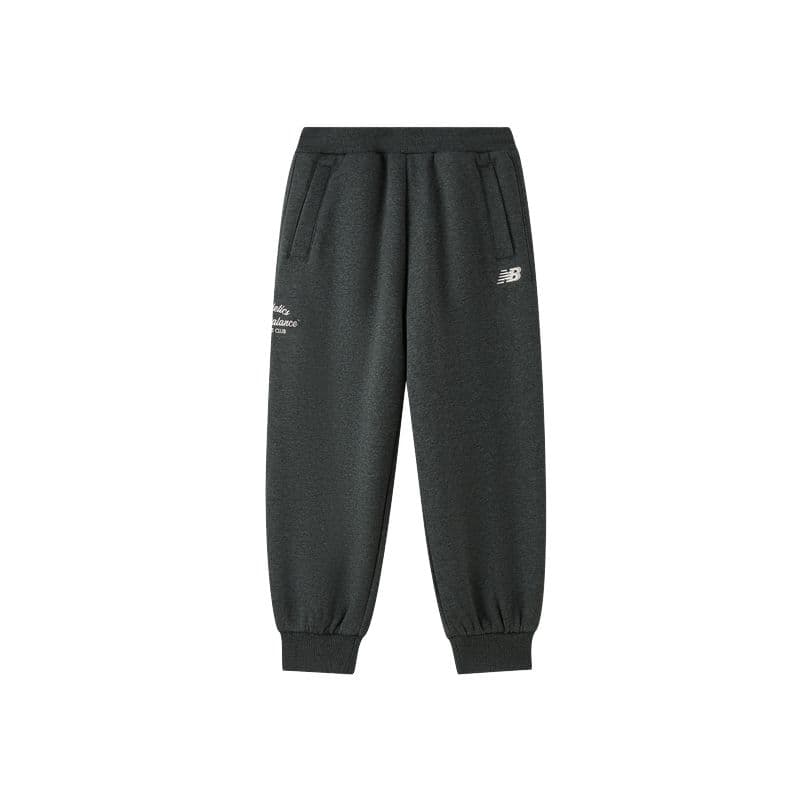 new balance Спортивные трикотажные брюки С флисовой подкладкой Эластичный манжет Теплоизоляционный Детский - изображение 1