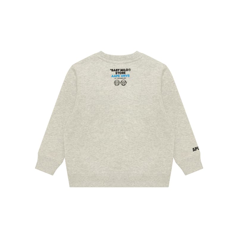 Aape x BABY MILO STORE BY A BATHING APE Платье-ханьфу в стиле худи FW25 для детей от 3 до 7 лет - изображение 2