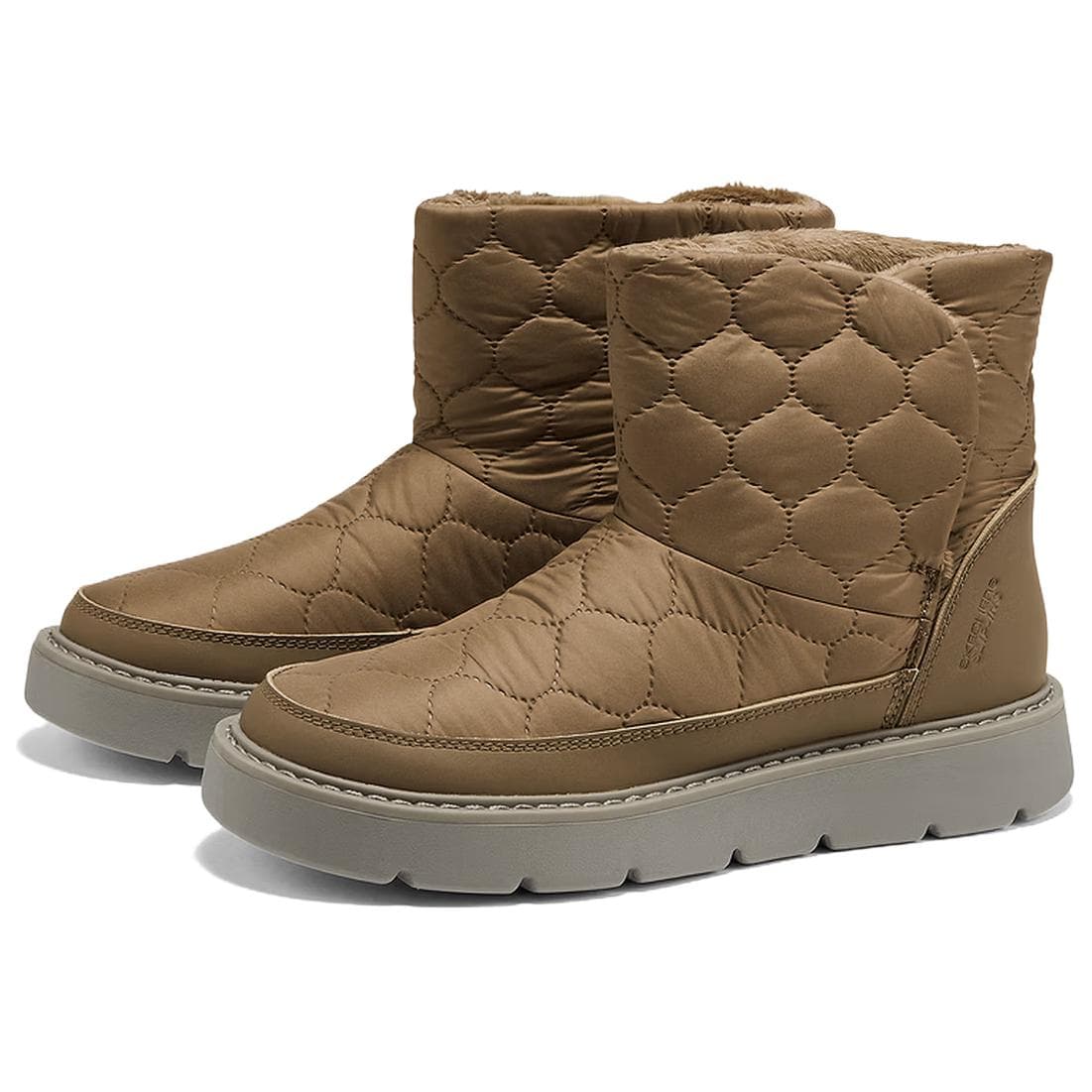 Ботинки зимние Skechers Modern Comfort Термические носки Crew для сноубутсов Женские Каштановый - изображение 2