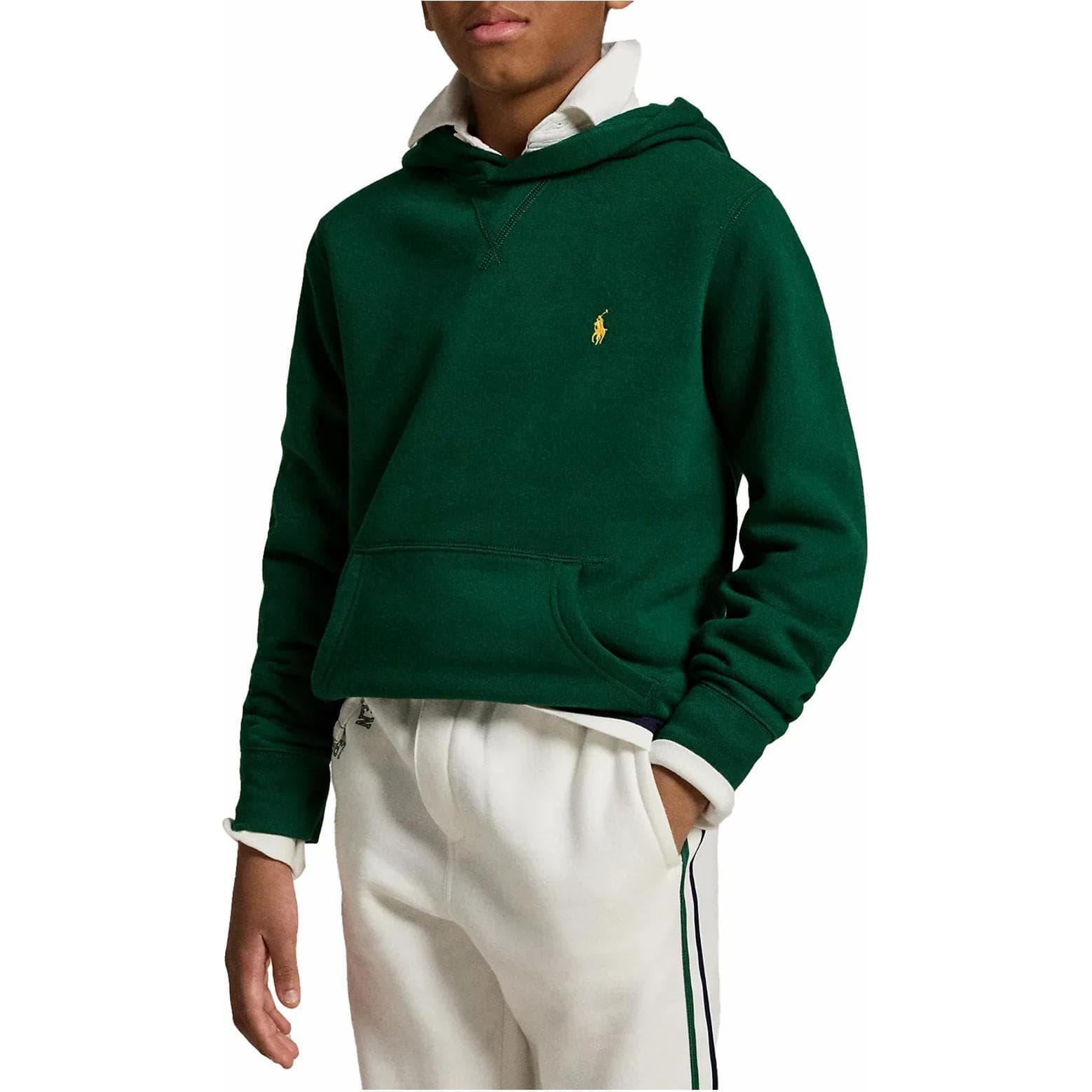 Толстовка Polo Ralph Lauren зеленое детское - изображение 4