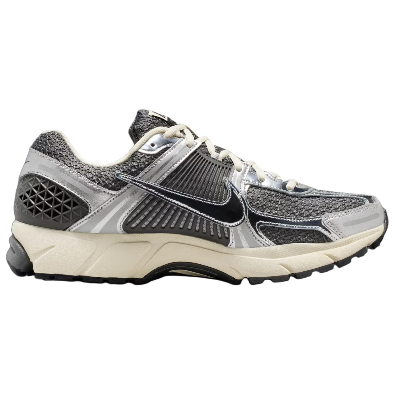 Кроссовки для бега Nike Zoom Vomero 5 Дышащий Low Топ Повседневные кроссовки для бега Мужской Серо-серебристый - изображение 2
