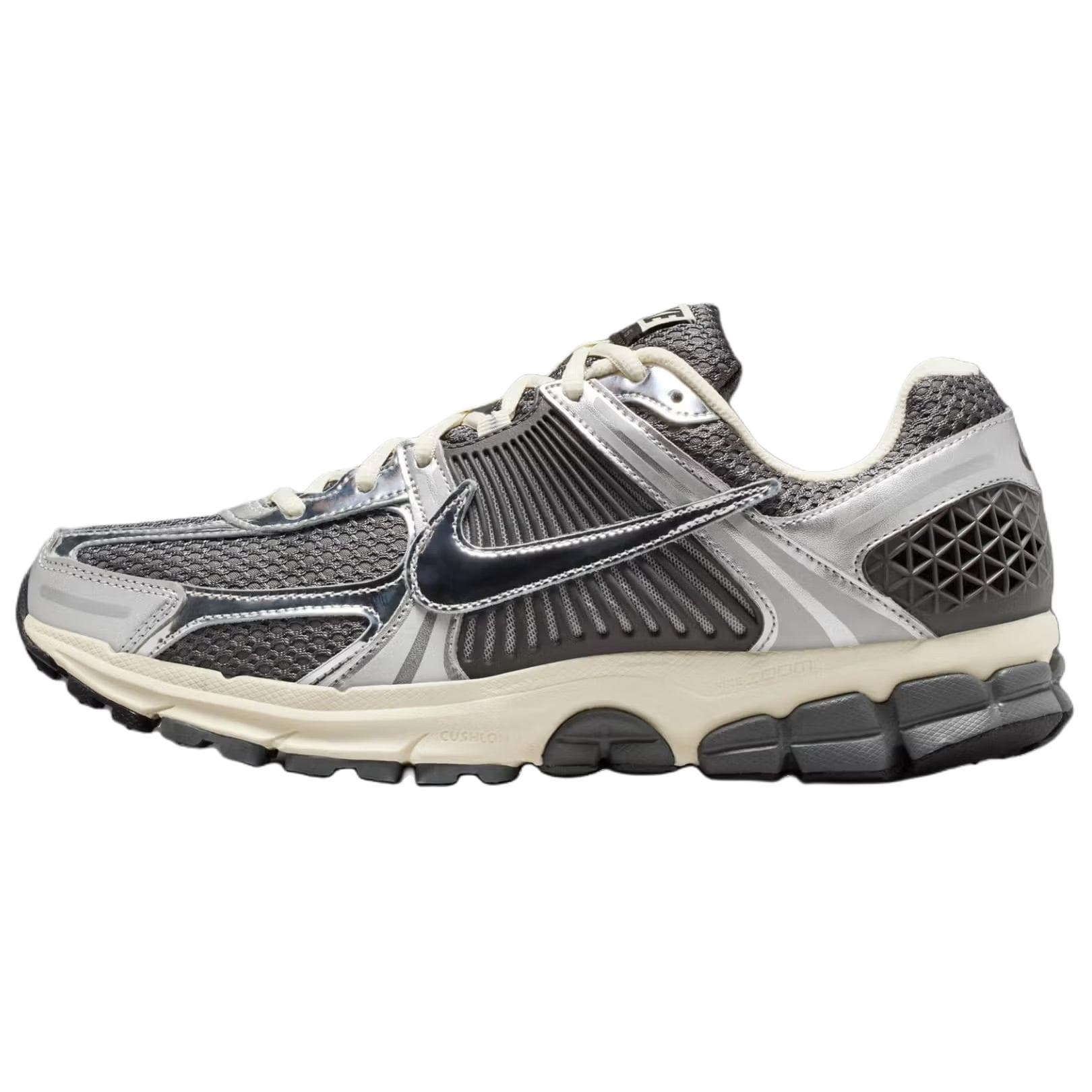 Кроссовки для бега Nike Zoom Vomero 5 Дышащий Low Топ Повседневные кроссовки для бега Мужской Серо-серебристый - изображение 1