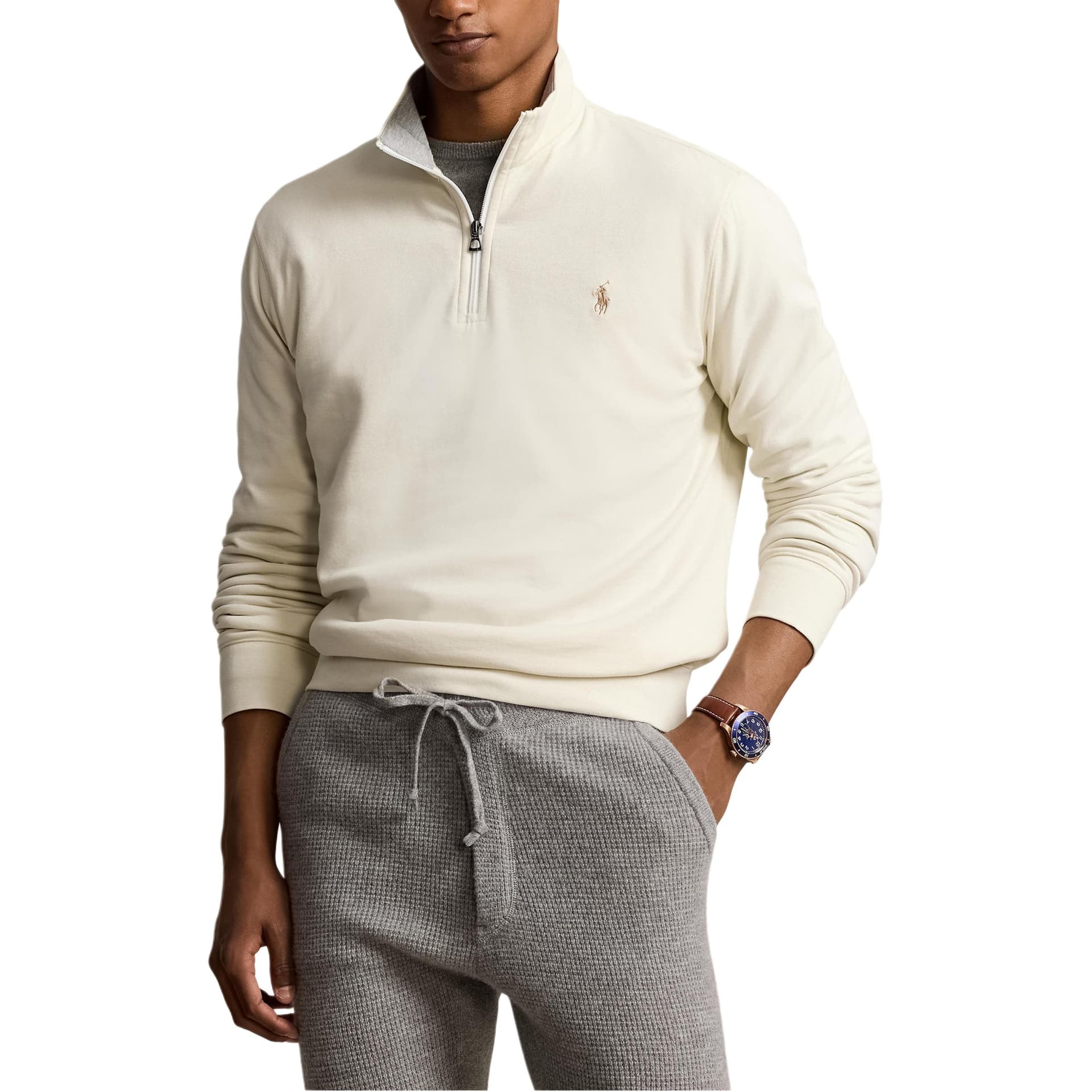 Кофта Polo Ralph Lauren Свитшот Мужской Кремы - изображение 3