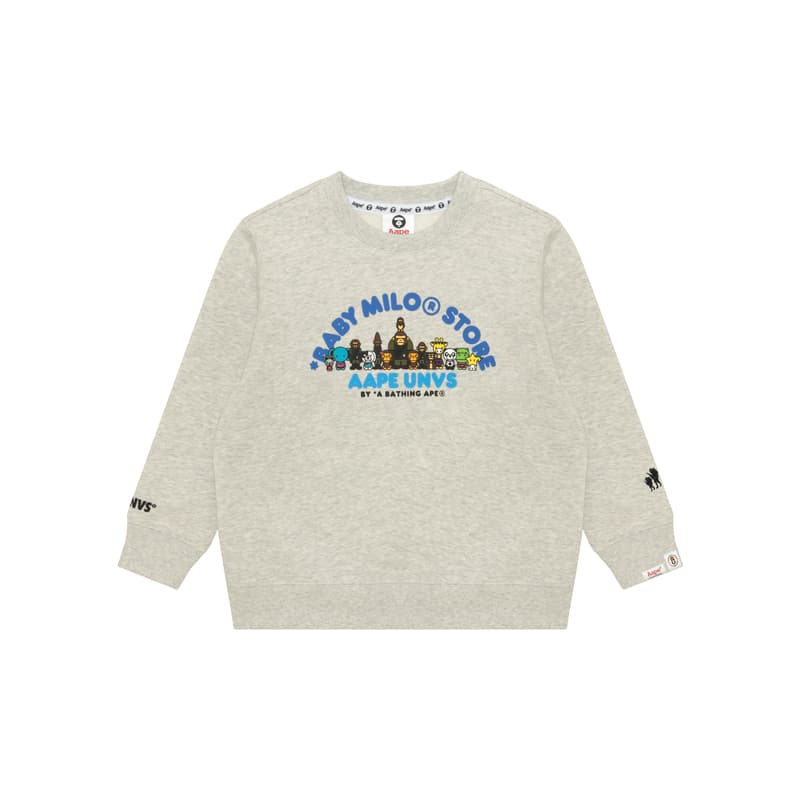 Aape x BABY MILO STORE BY A BATHING APE Платье-ханьфу в стиле худи FW25 для детей от 3 до 7 лет - изображение 1