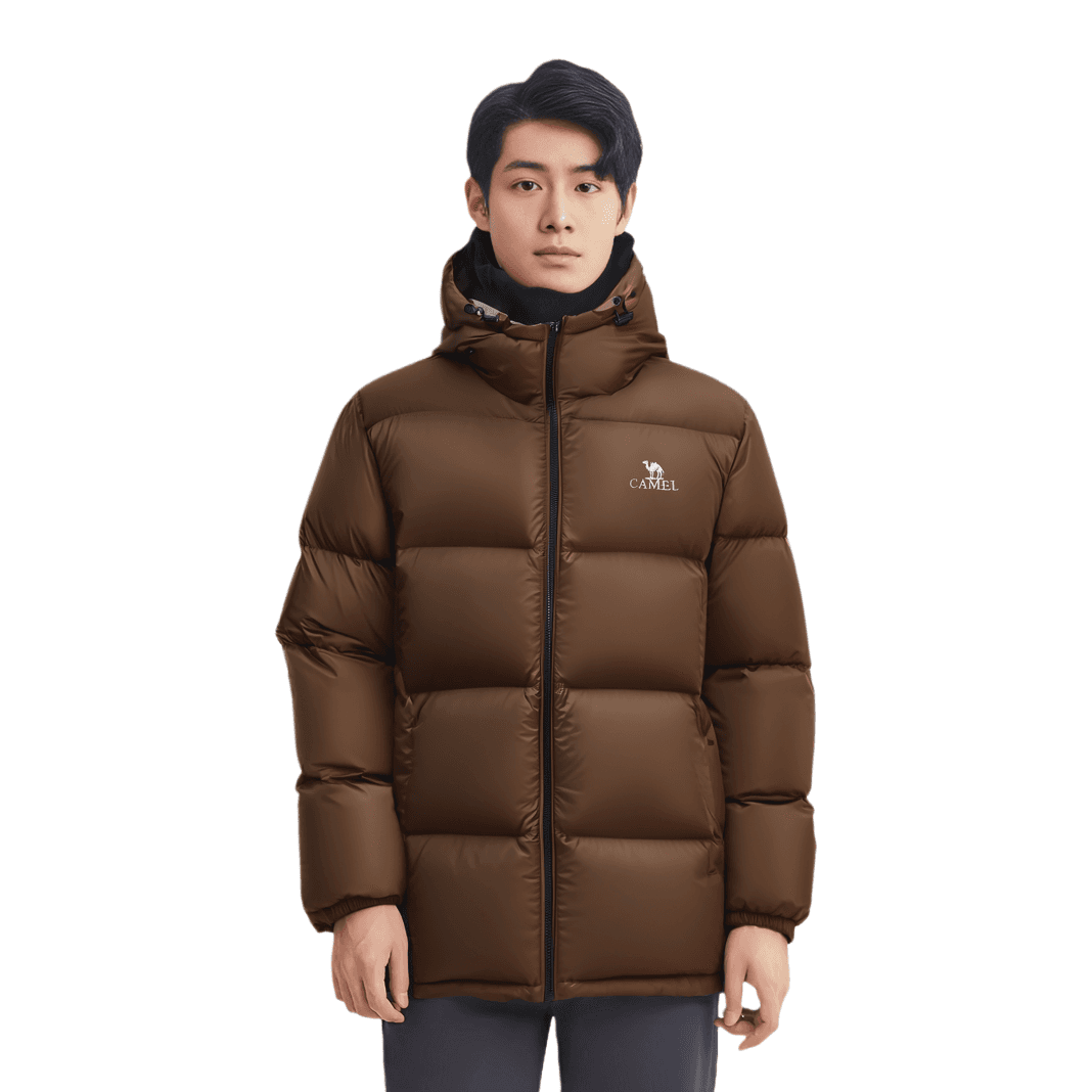 Зимняя куртка Camel Color Unisex Down Jackets Верблюжий цвет унисекс пуховики - изображение 6