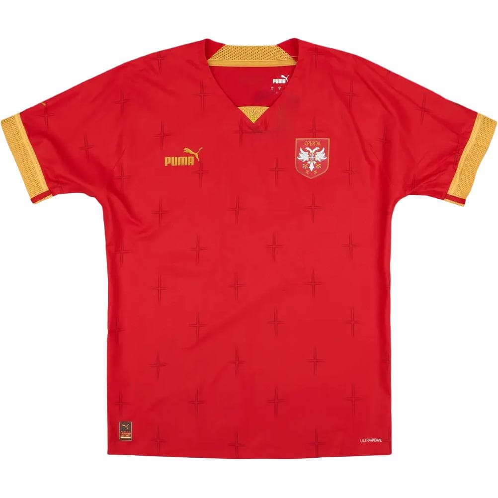 PUMA Serbia 2022 23 Игрок Issue Дом Футбол Джерси Мужской - изображение 1