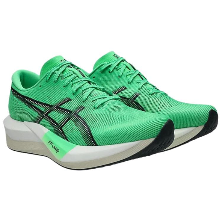 Кроссовки для бега asics MAGIC SPEED 5 Дышащий Low Топ Беговые кроссовки Унисекс Зелёно-чёрный - изображение 3