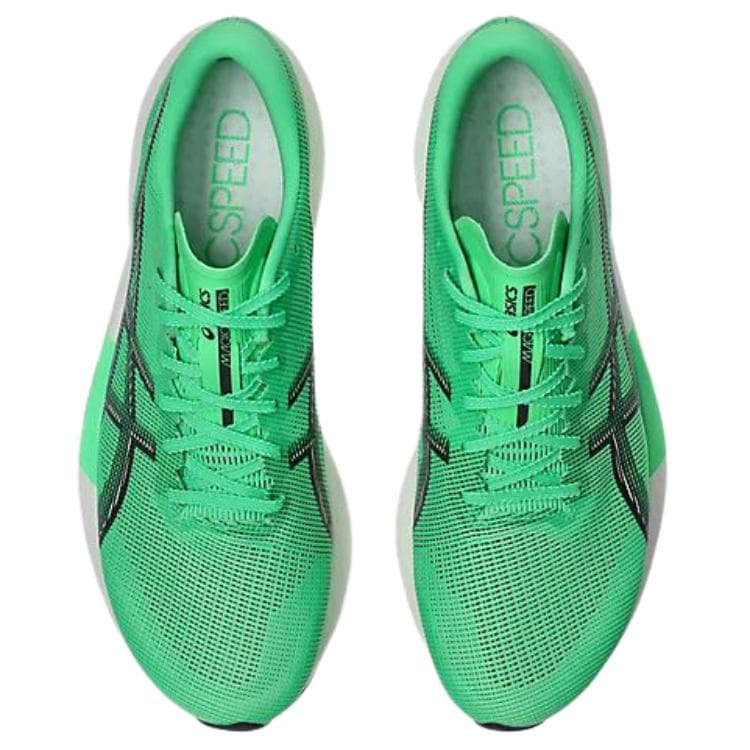 Кроссовки для бега asics MAGIC SPEED 5 Дышащий Low Топ Беговые кроссовки Унисекс Зелёно-чёрный - изображение 4