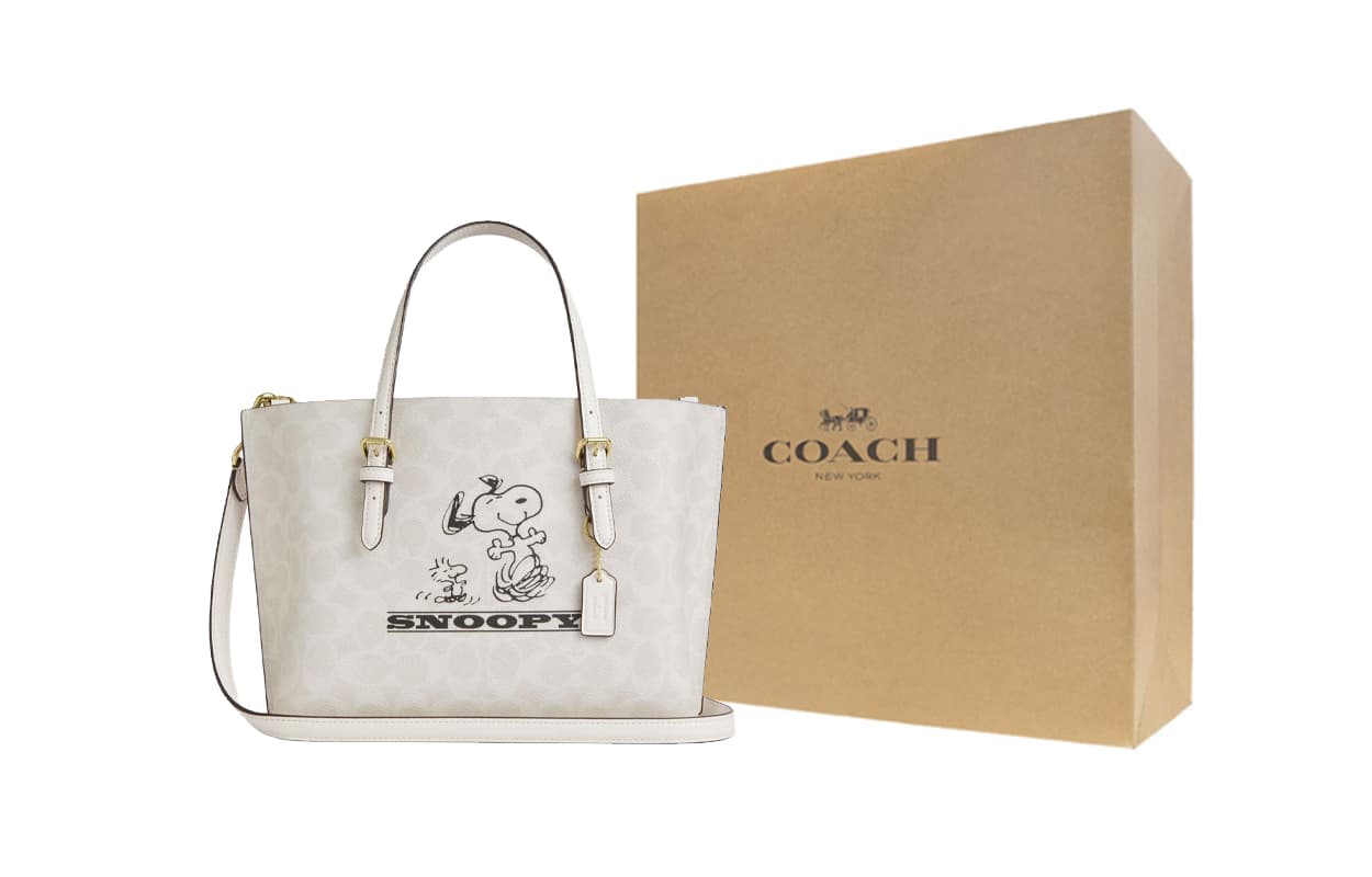 Сумка COACH Mollie 25 Tote Peanuts Snoopy - изображение 7