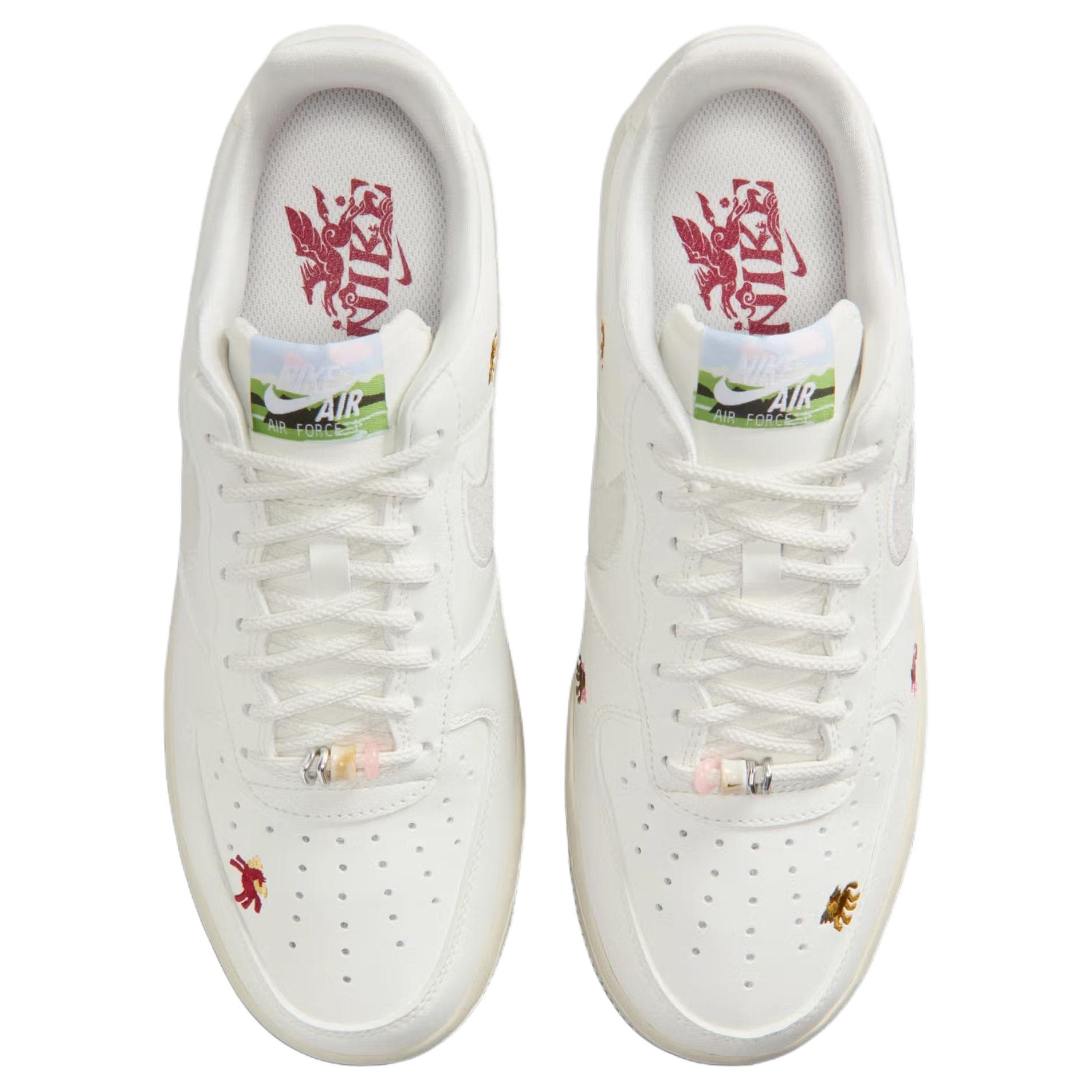 Кроссовки Nike Air Force 1 Low Топ Скейтборд Обувь Women's White - изображение 4