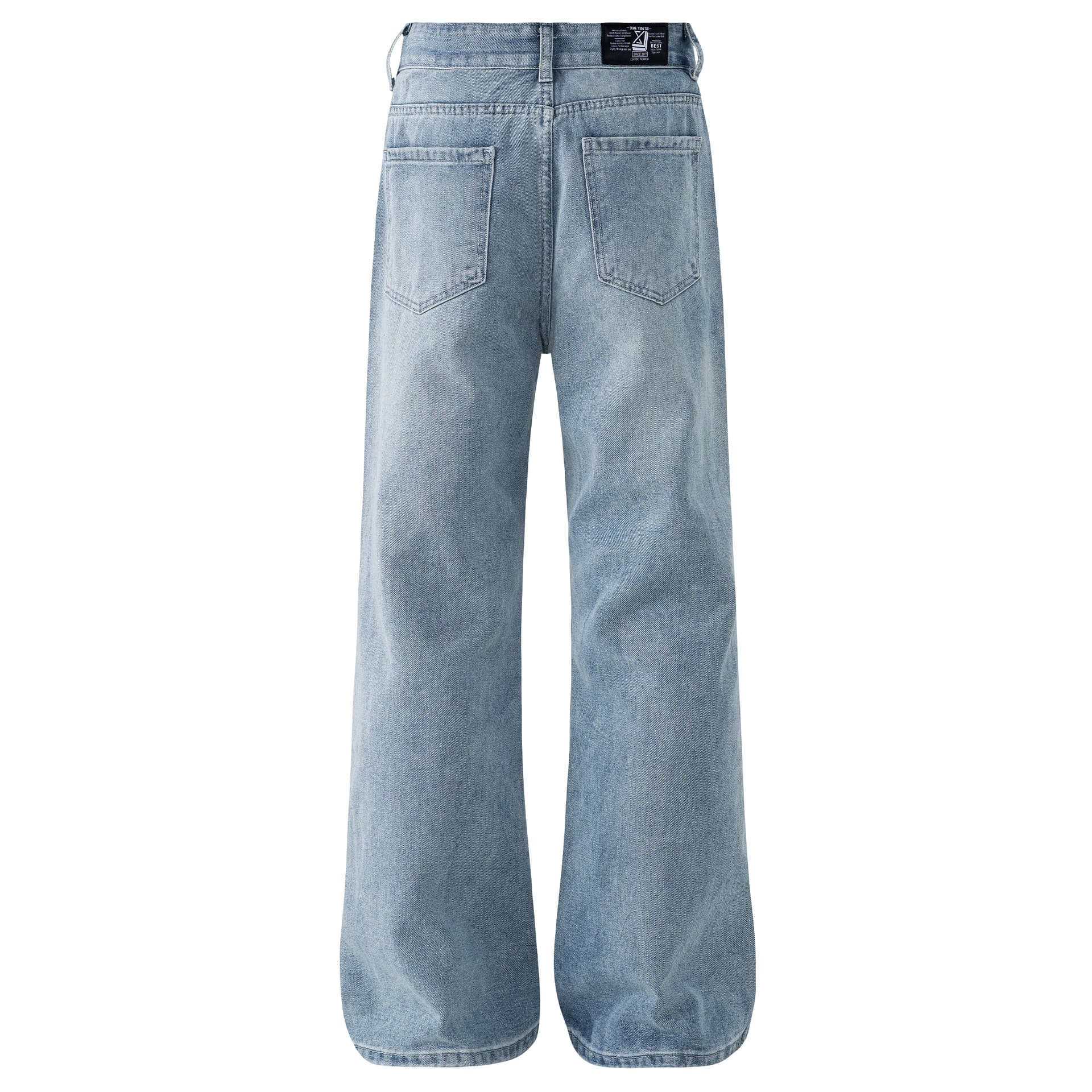 Штаны XINYINSU Blue Unisex Jeans XINYINSU Синий Унисекс Джинсы - изображение 2