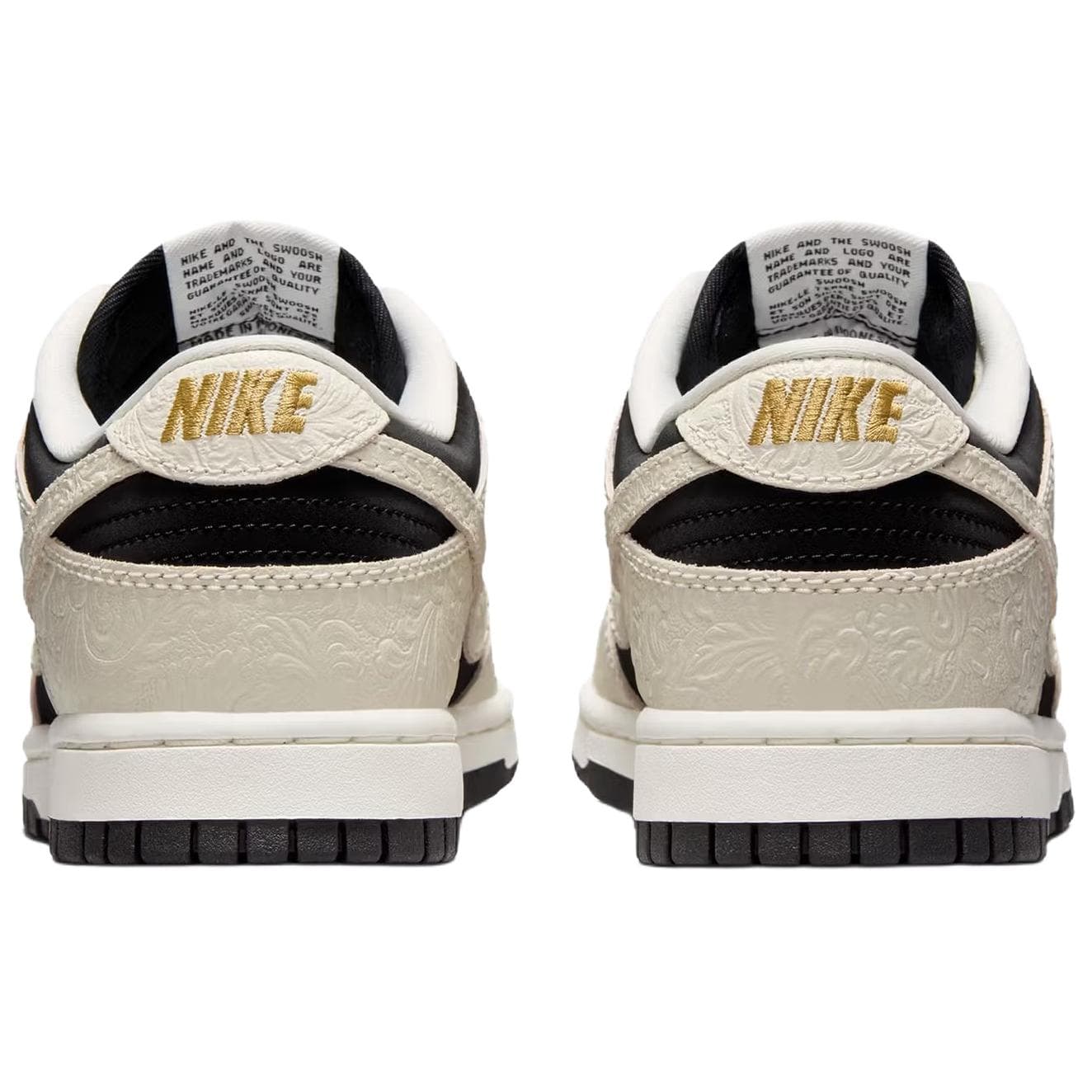 Кроссовки Nike Dunk Амортизация Скейтборд Обувь Женские Черный белый - изображение 5