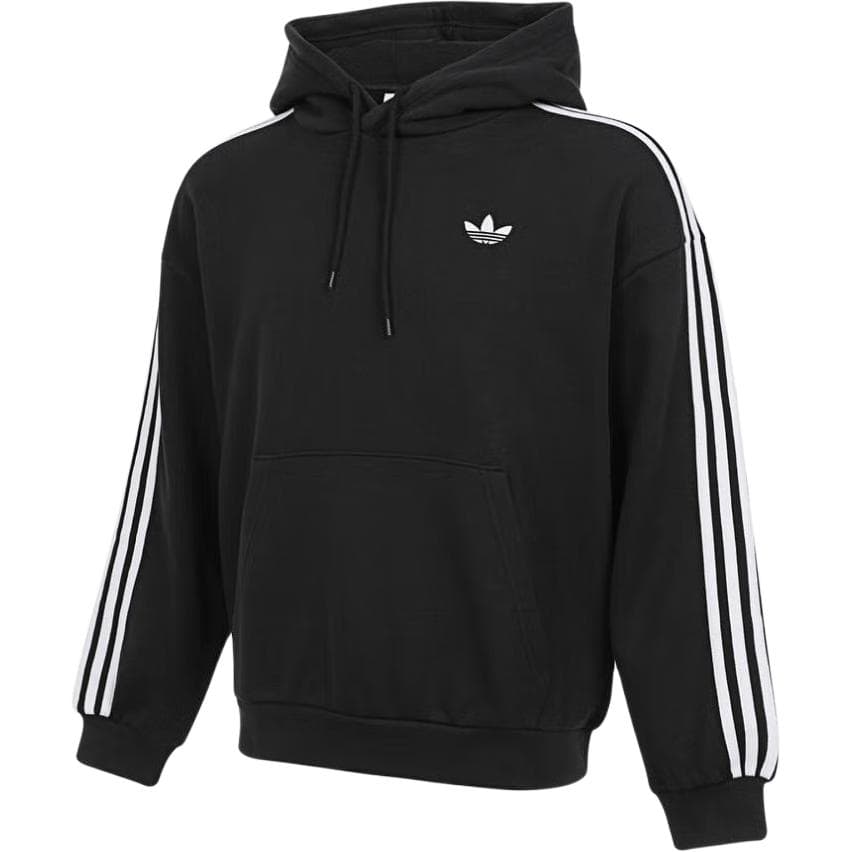 Худи Adidas Originals 3S HOODY Толстовка Мужское Черное - изображение 1