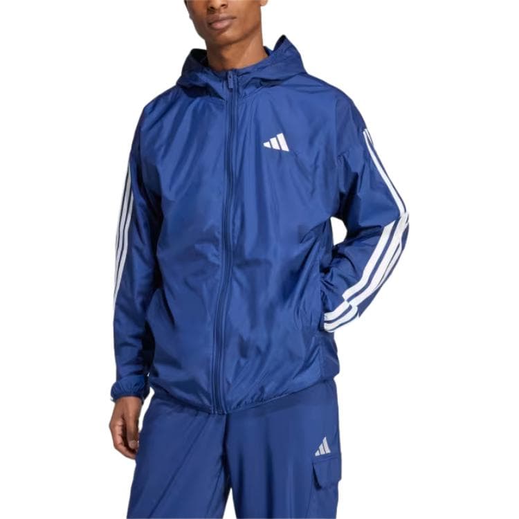 Куртка Adidas Essentials FW24 Куртки и Пальто Мужские Темно-Синий Белый - изображение 2