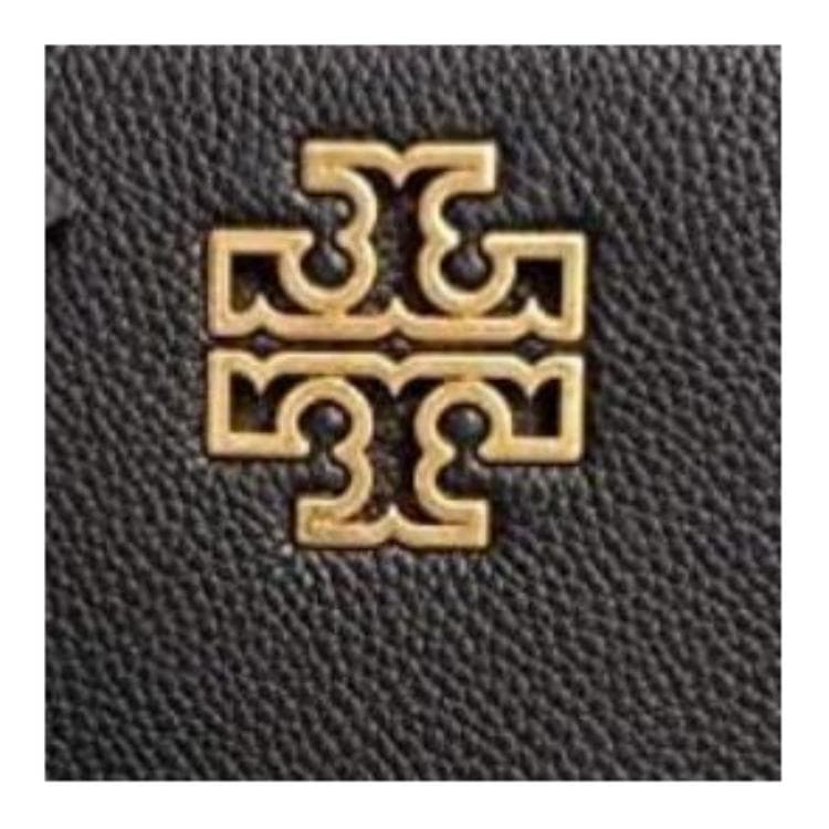 Сумка Tory Burch Britten Клатч из кожи с молнией большой женский черный - изображение 4