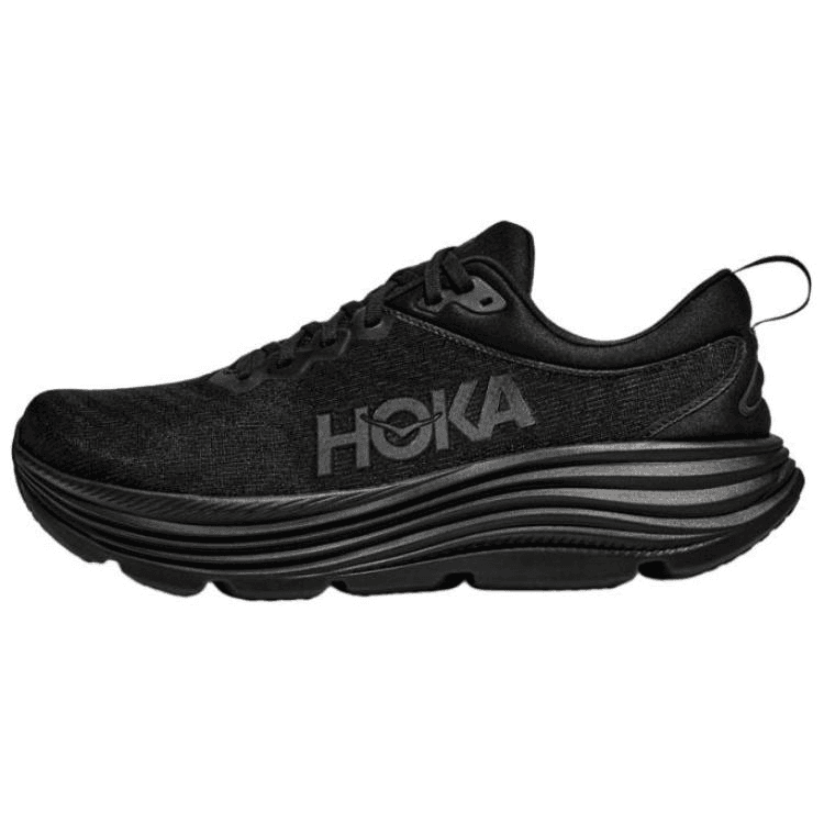 Кроссовки для бега HOKA ONE ONE Gaviota 5 Повседневные беговые кроссовки Мужские Черные Широкий формат - изображение 1