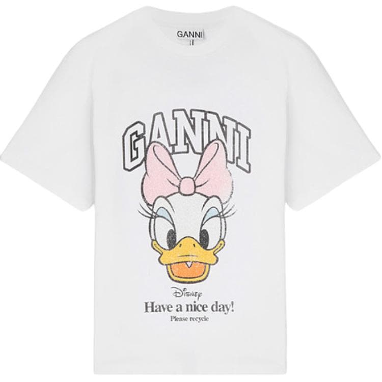 Футболка GANNI Комплект Magic Цветочный с рукавом T-Shirt Унисекс - изображение 2
