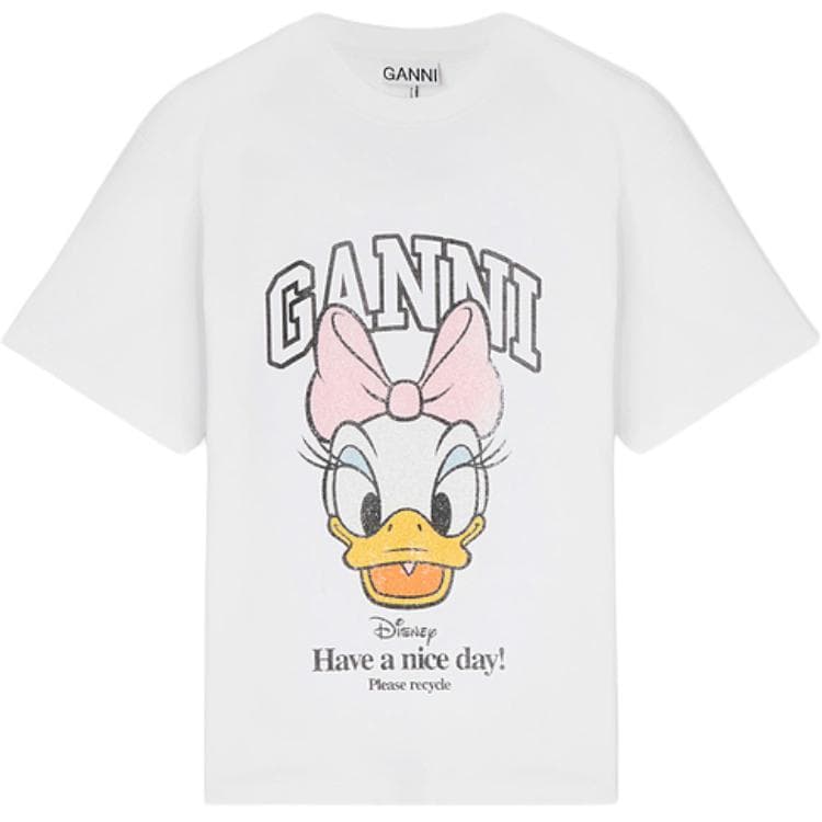 Футболка GANNI Комплект Magic Цветочный с рукавом T-Shirt Унисекс - изображение 1