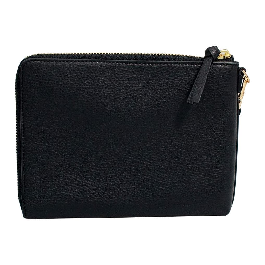 Сумка Tory Burch Britten Клатч из кожи с молнией большой женский черный - изображение 2