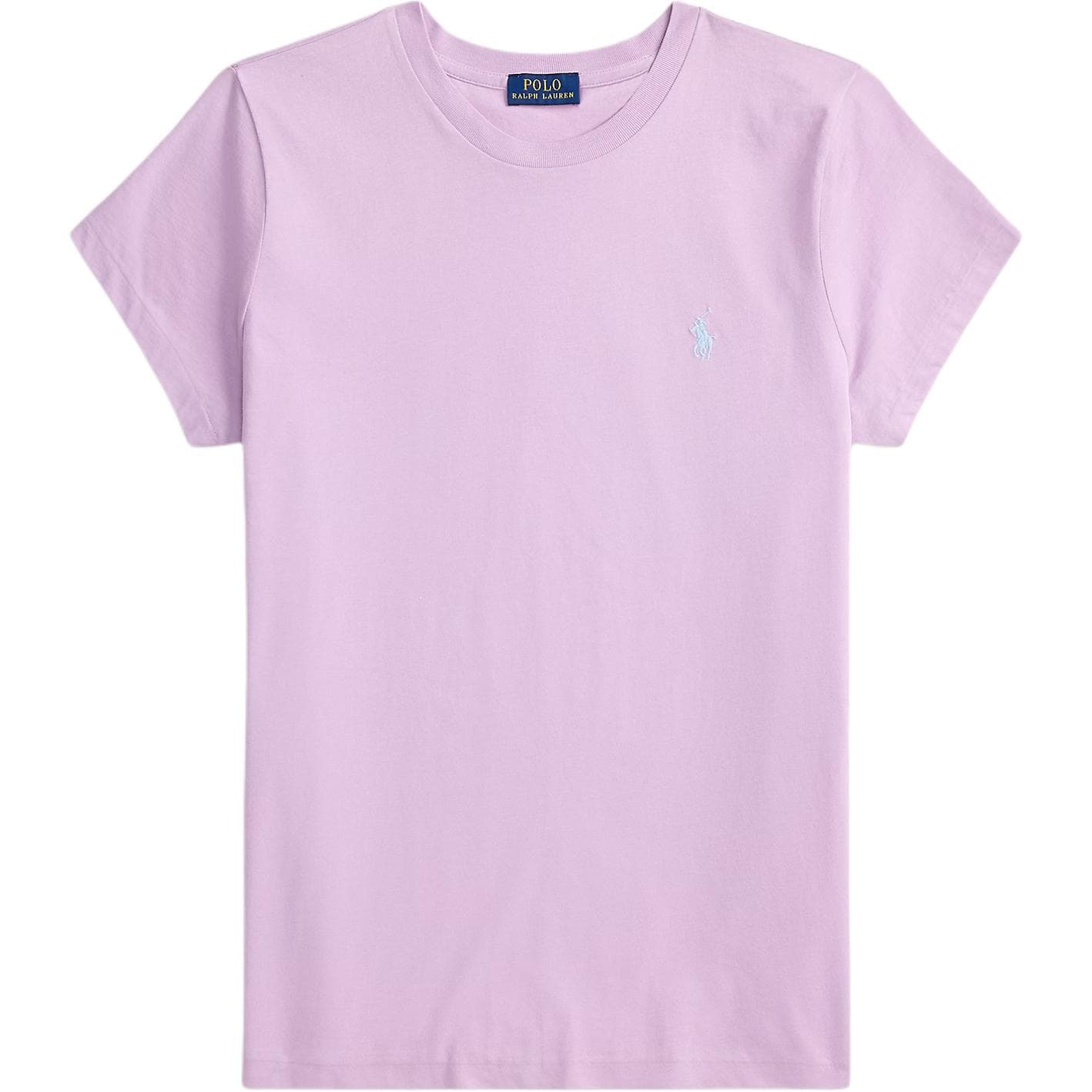 Футболка Polo Ralph Lauren Стандартная (Стандартная) Рубашка T Женская Светло-фиолетовая Классическая Версия - изображение 1