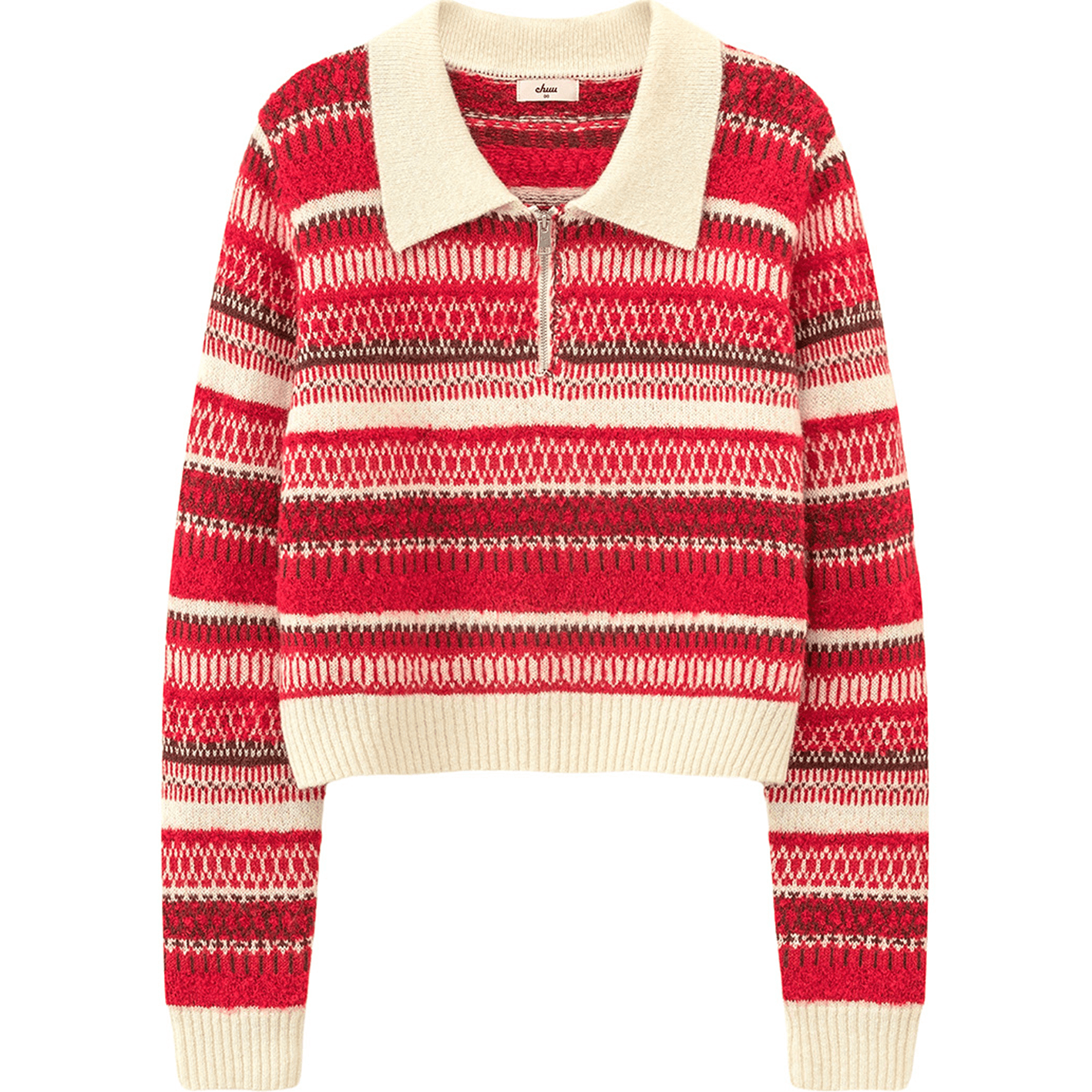 Кофта CHUU Red Stripes Women's Knitwear CHUU Красные Полосы Женская Трикотаж - изображение 1