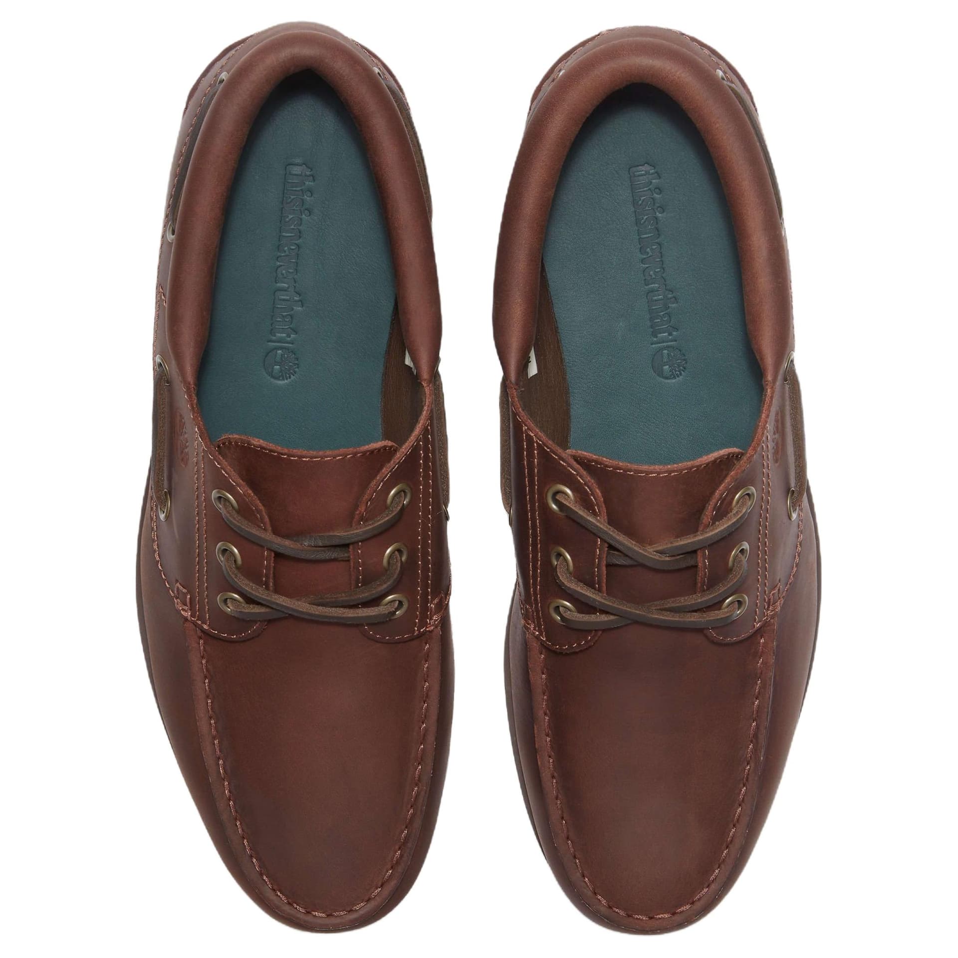 Thisisneverthat x Timberland 3 Eye Топсайдеры Мужские Коричневые - изображение 4
