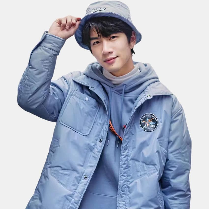 Зимняя куртка пуховик New Era FW22 logo - изображение 3