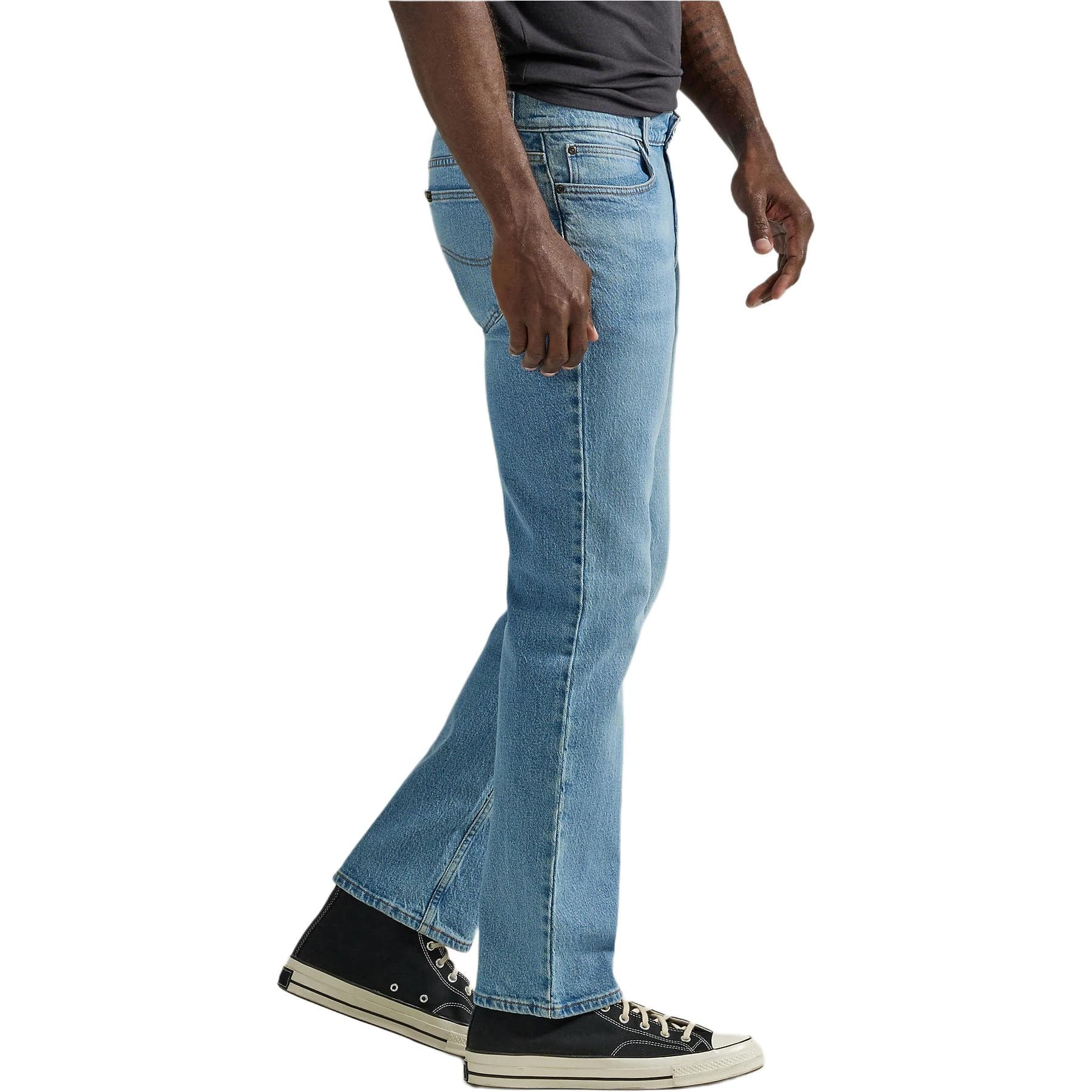 Штаны Lee Mid-Rise Flare Jeans Light Blue - изображение 3