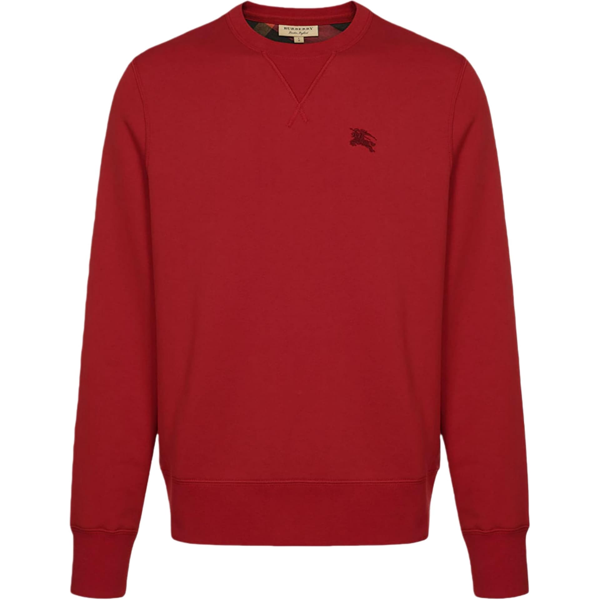 Кофта Burberry Red Men's Sweatshirts Burberry Красный Мужские Свитшоты - изображение 1