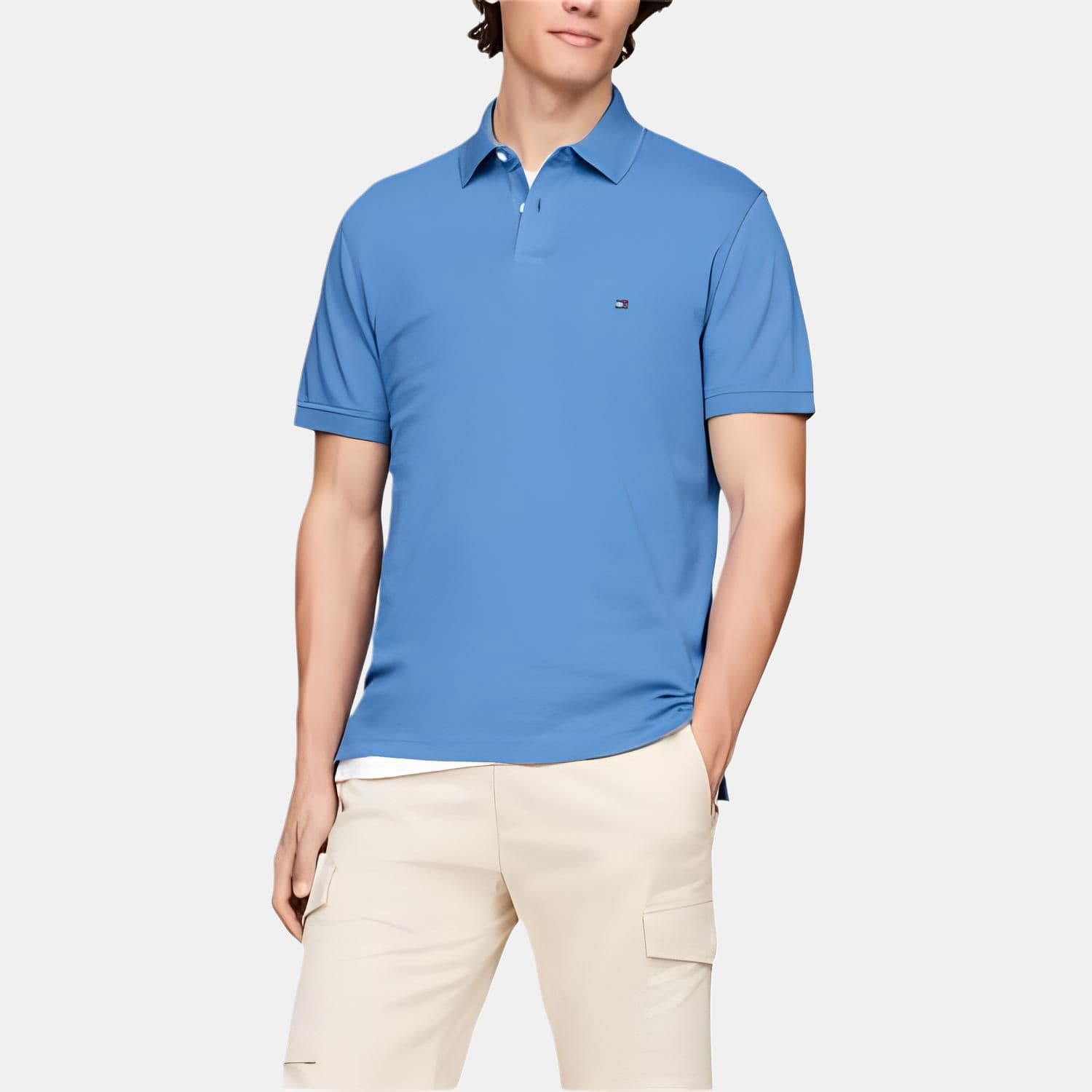 Поло Tommy Hilfiger Polo Мужское Синий - изображение 2