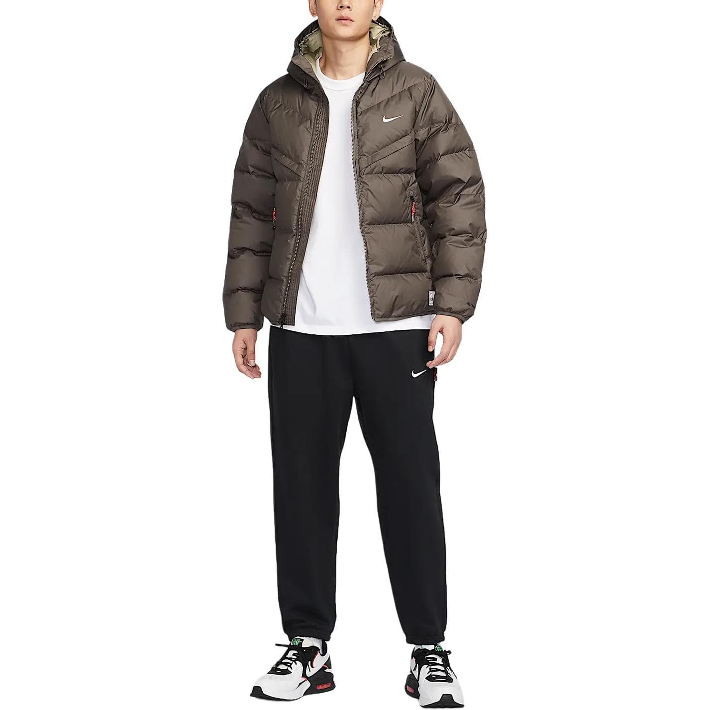 Зимняя куртка Nike Storm FIT Men's Gray Rustic Down Jacket - изображение 4