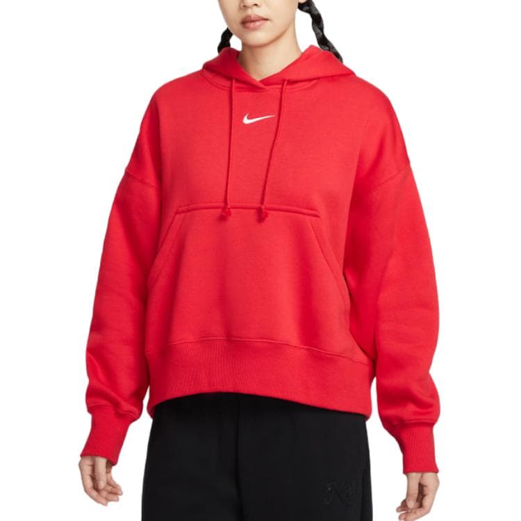 Худи Nike Красный Женские Толстовка - изображение 3