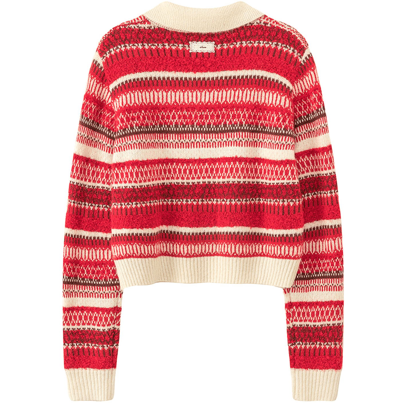 Кофта CHUU Red Stripes Women's Knitwear CHUU Красные Полосы Женская Трикотаж - изображение 2