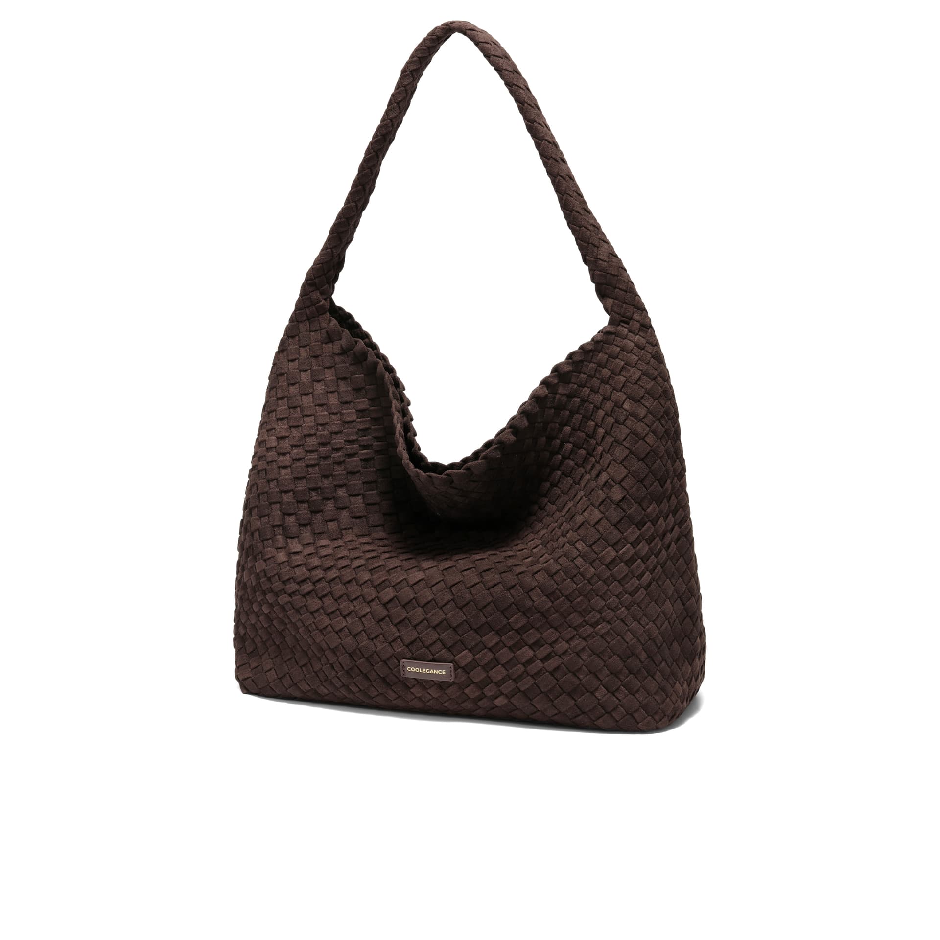 Мини-сумка Белль Ткань Сумка на плечо Большой Женские Кофе - изображение 2