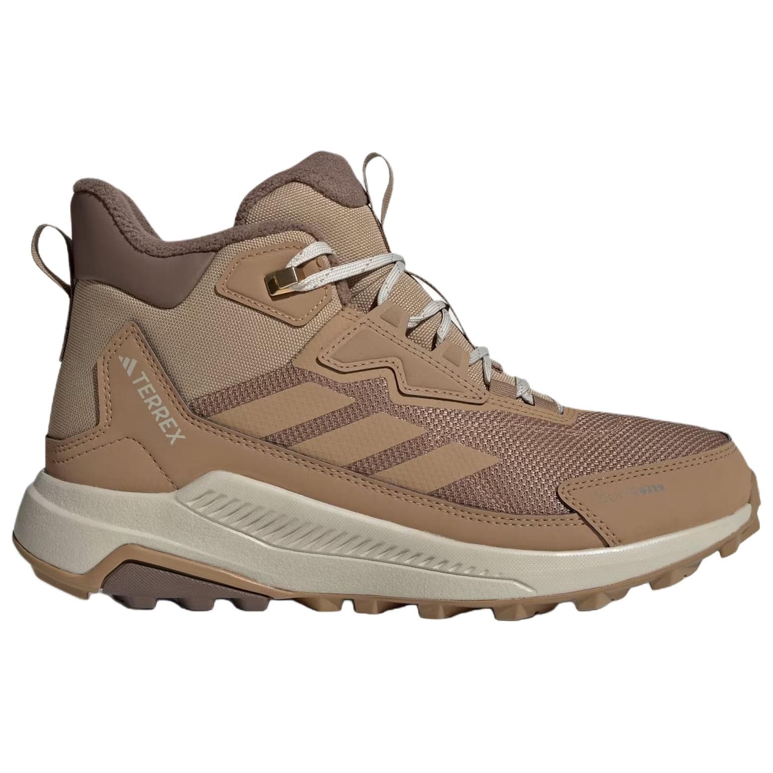 Кроссовки adidas Terrex Anylander Тепловая Водонепроницаемая и Дышащая Обувь для Походов Женская Коричневая - изображение 2