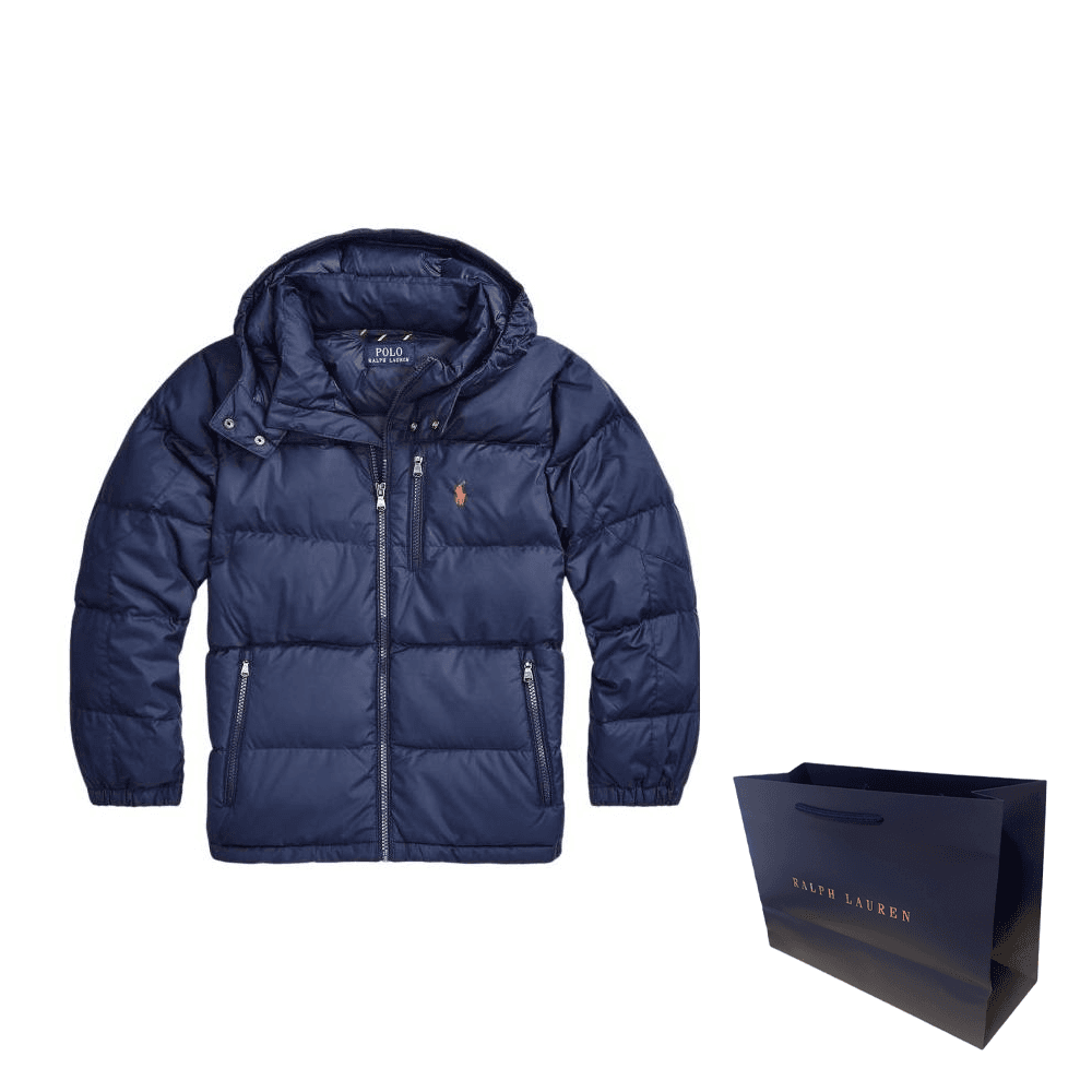 Polo Ralph Lauren Хлопковый пуховик FW23 Морской синий Подростки - изображение 6