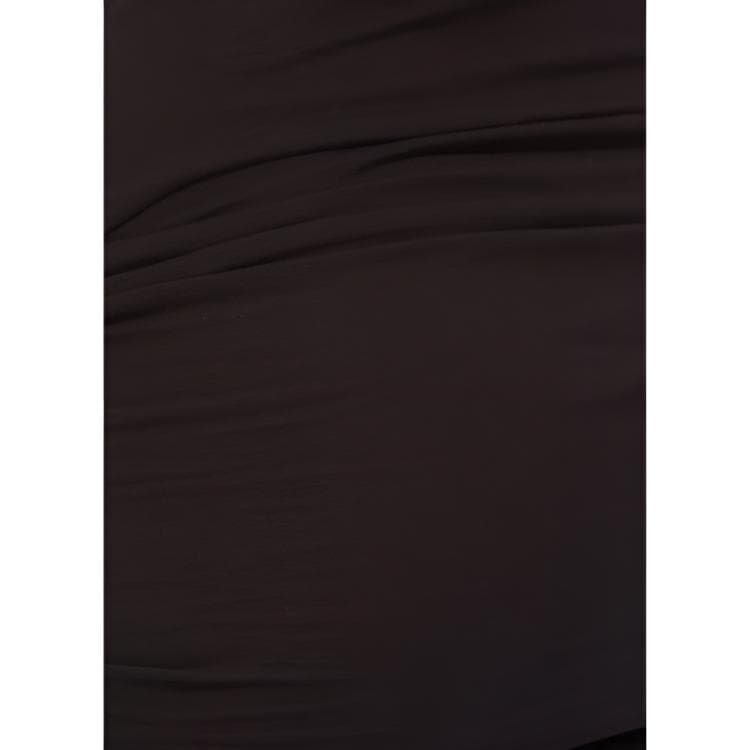 Rick Owens DRKSHDW FW24 KNIT Длинная Юбка Женская Черная - изображение 2