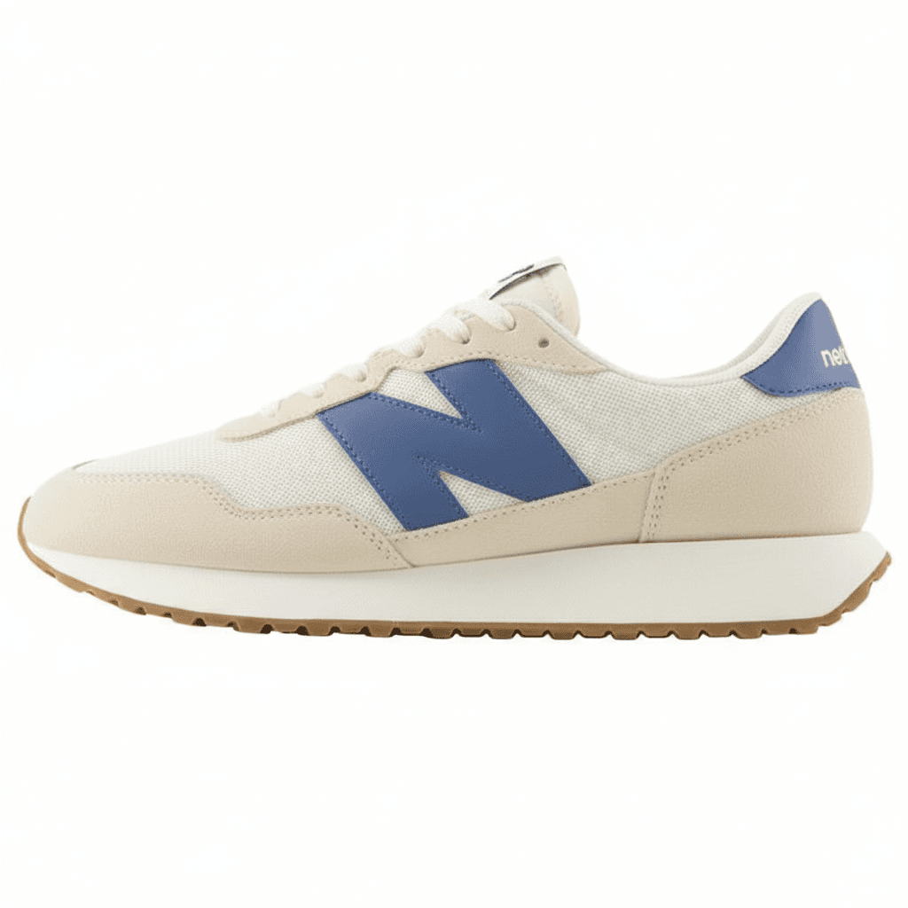 Кроссовки для бега New Balance NB 237 Беговые кроссовки Мужские Белый Синий - изображение 1