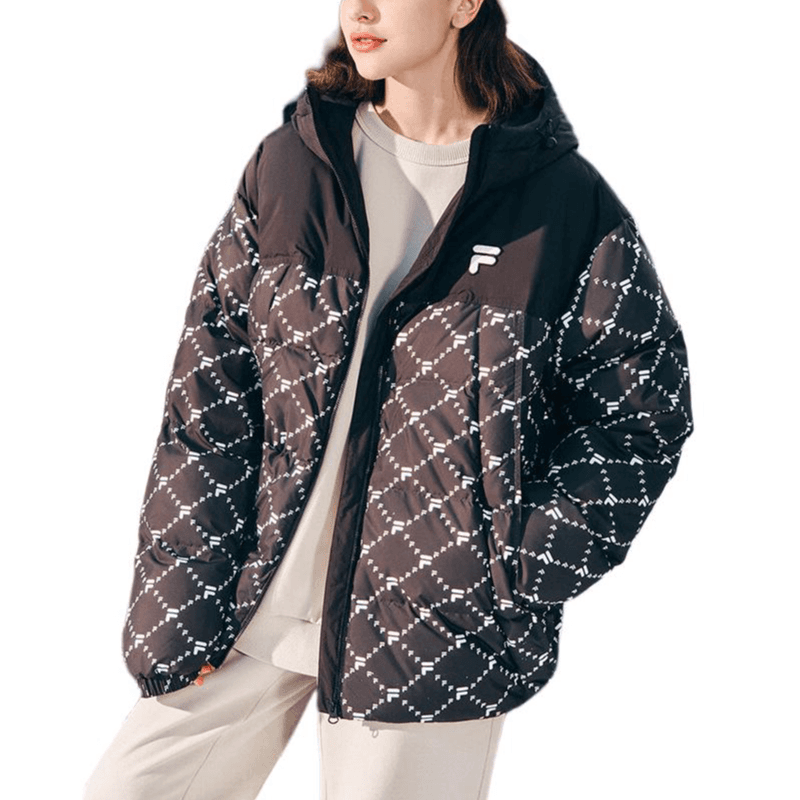 Зимняя куртка FILA FUSION FOB Пуховик Унисекс Глубокий черный - изображение 3