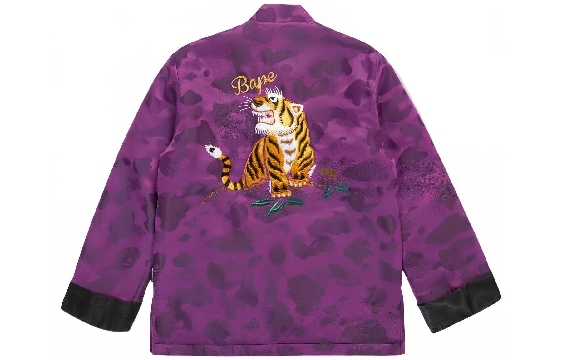 Куртка A BATHING APE BAPE Color Camo Padded China Jacket Purple - изображение 1