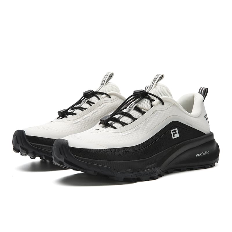Кроссовки fila LYNX3+ Уличная обувь Women's White Черный - изображение 3