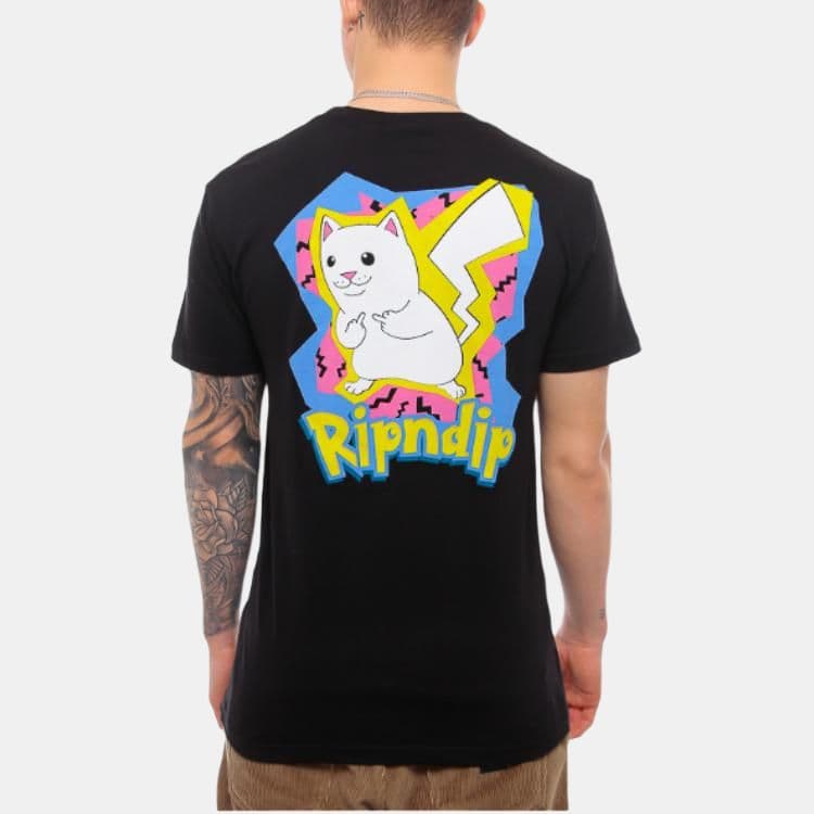 Футболка RIPNDIP Черные Мужские T-Рубашки - изображение 3