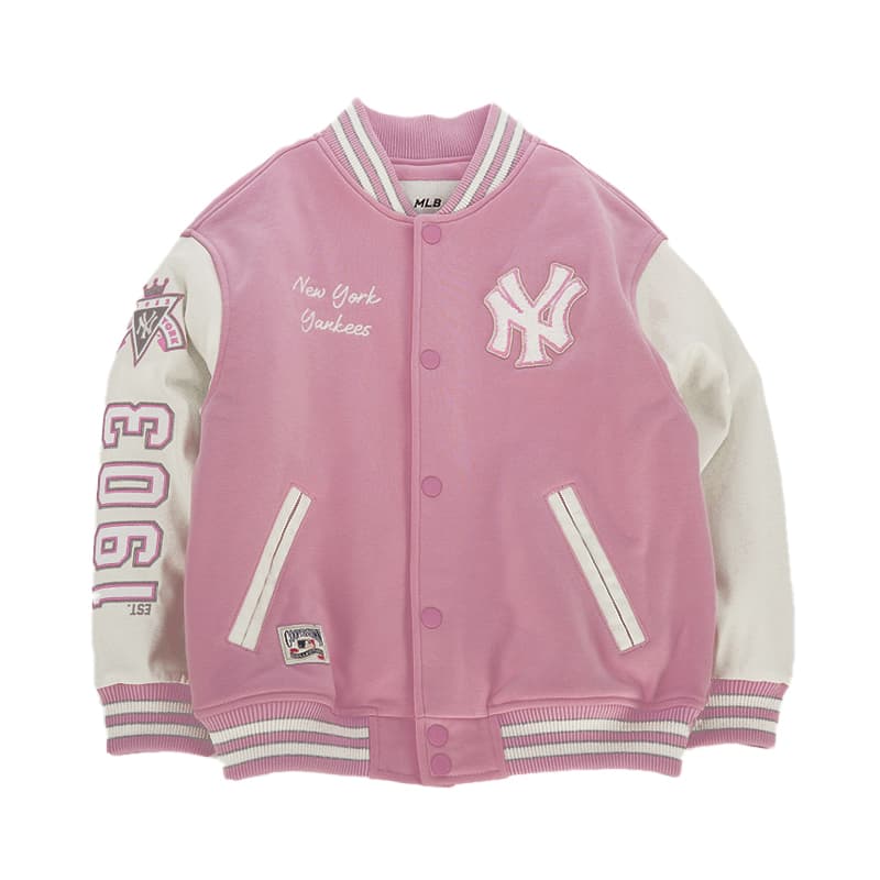 mlb Конопляное волокно Розовый Kids Бейсбольные куртки - изображение 1