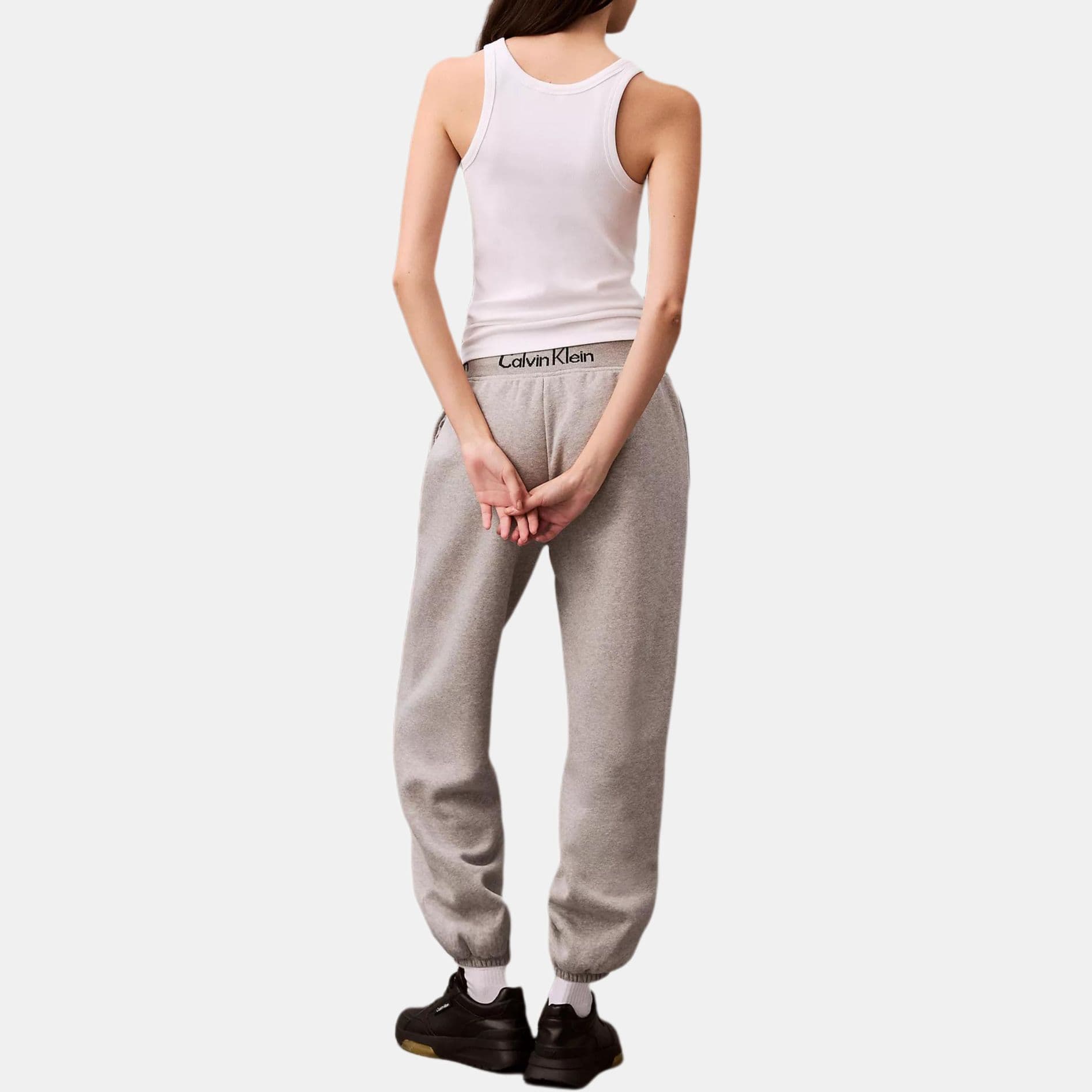 Штаны Calvin Klein Повседневные Брюки Женские Серые - изображение 2